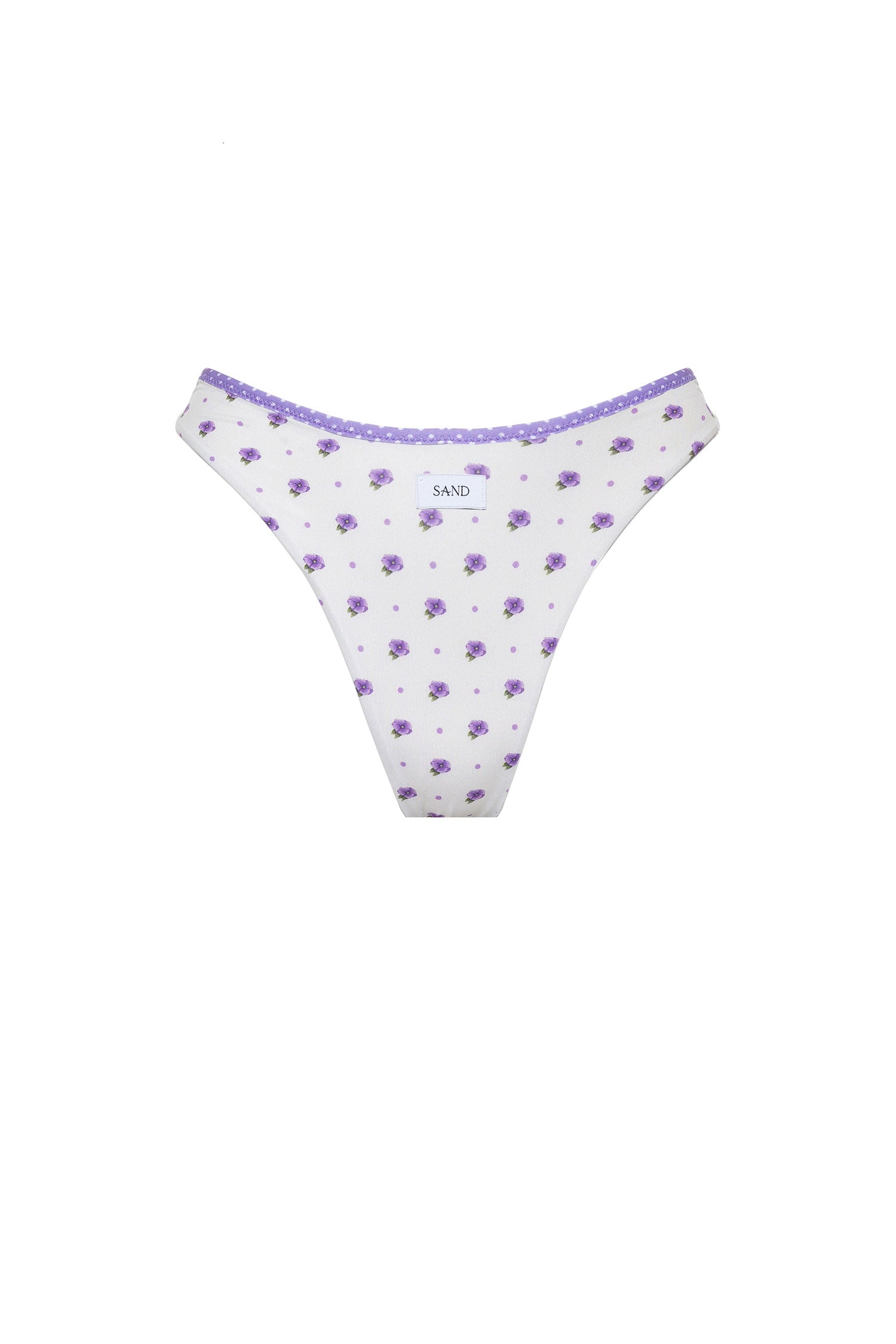 SLIP VIOLET Flower Pois
