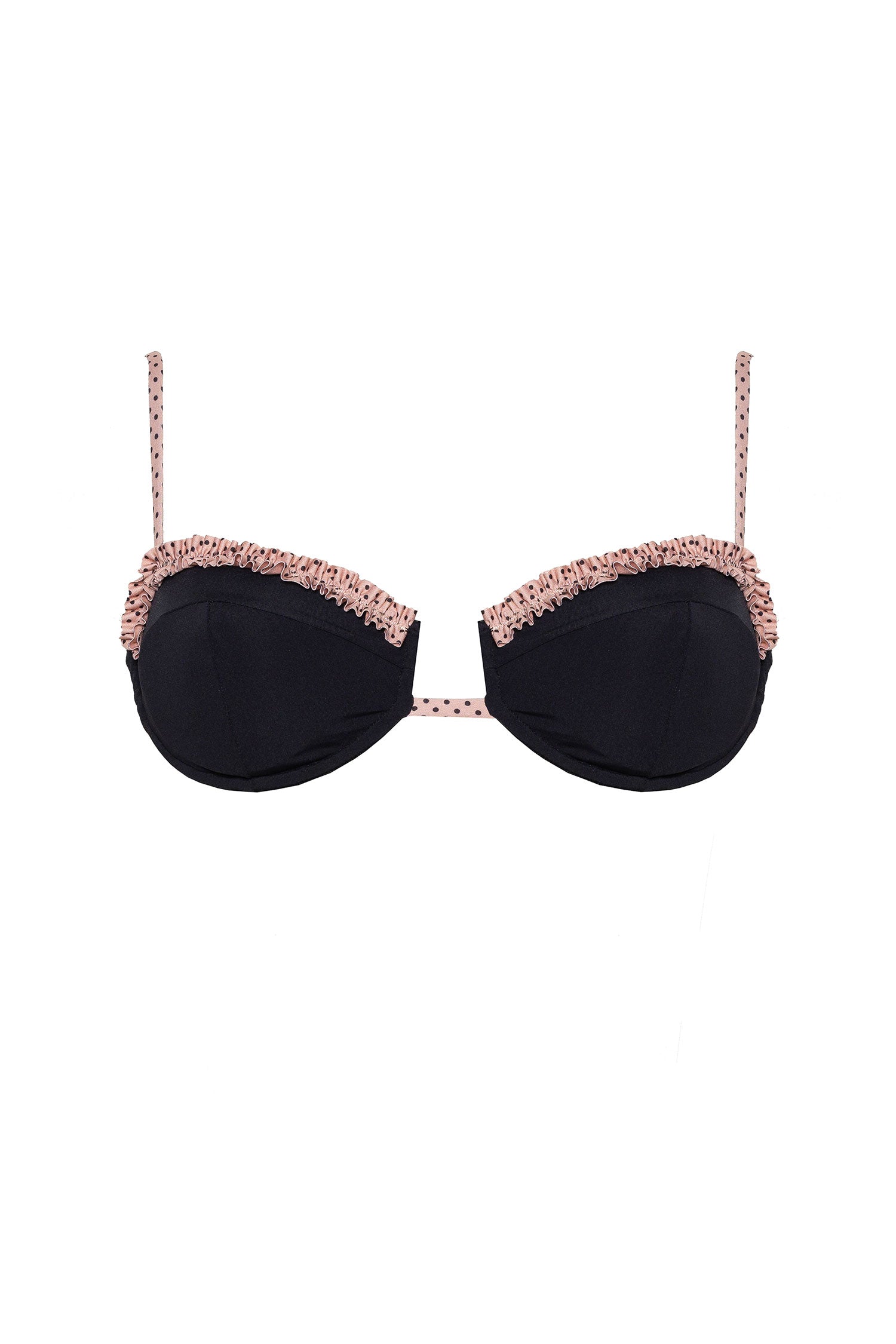 TOP VIOLET Black Pois