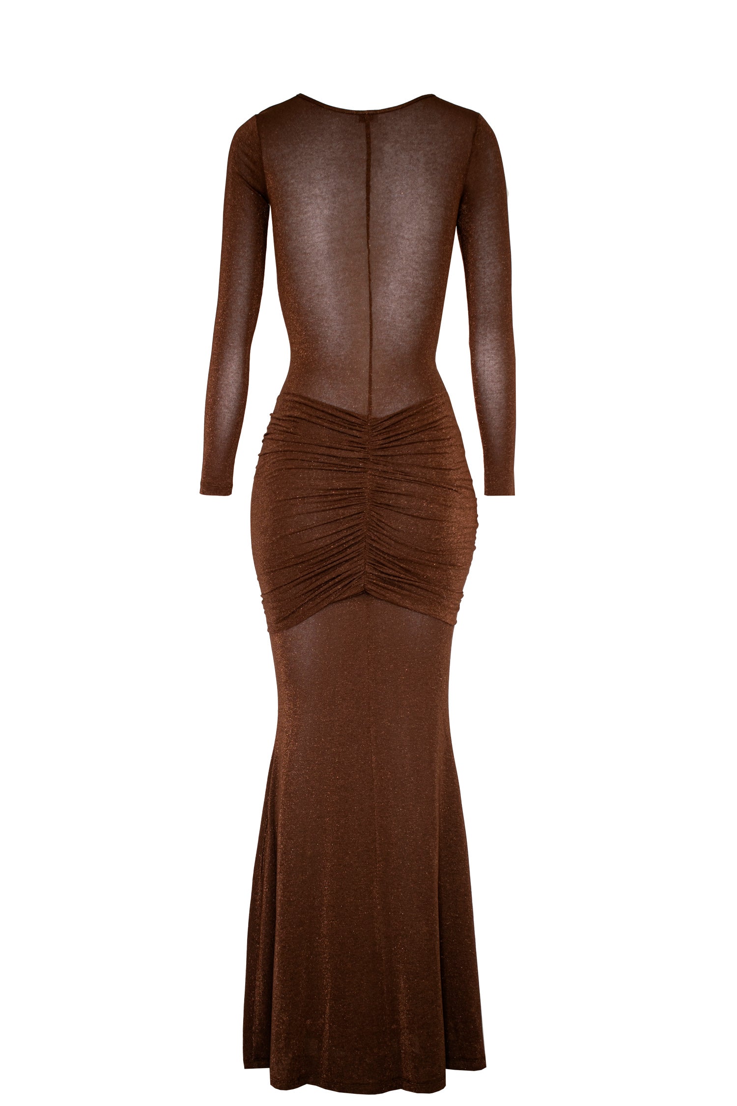 Abito CASSANDRA Lurex Nocciola