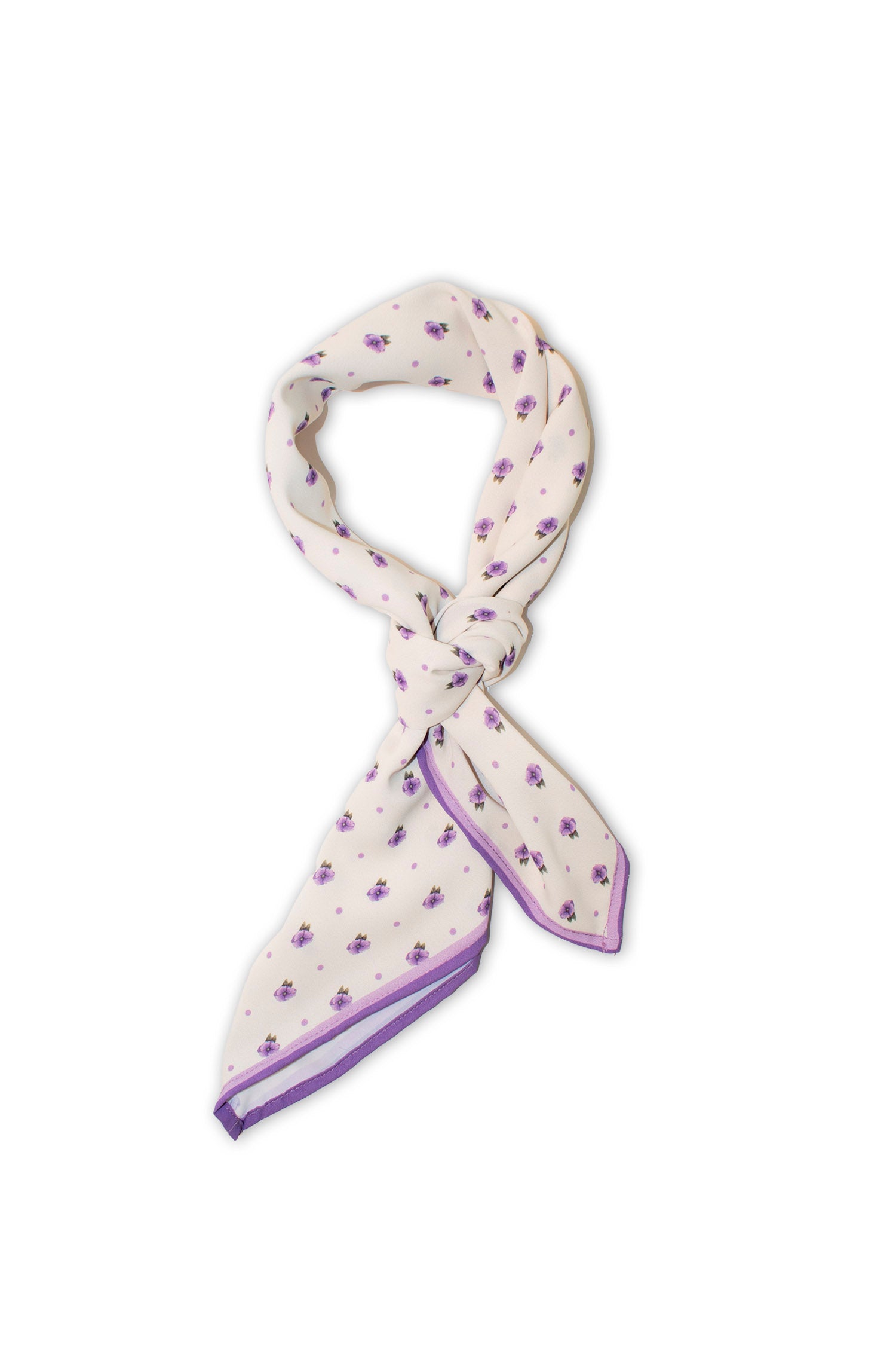 FOULARD Flower Pois