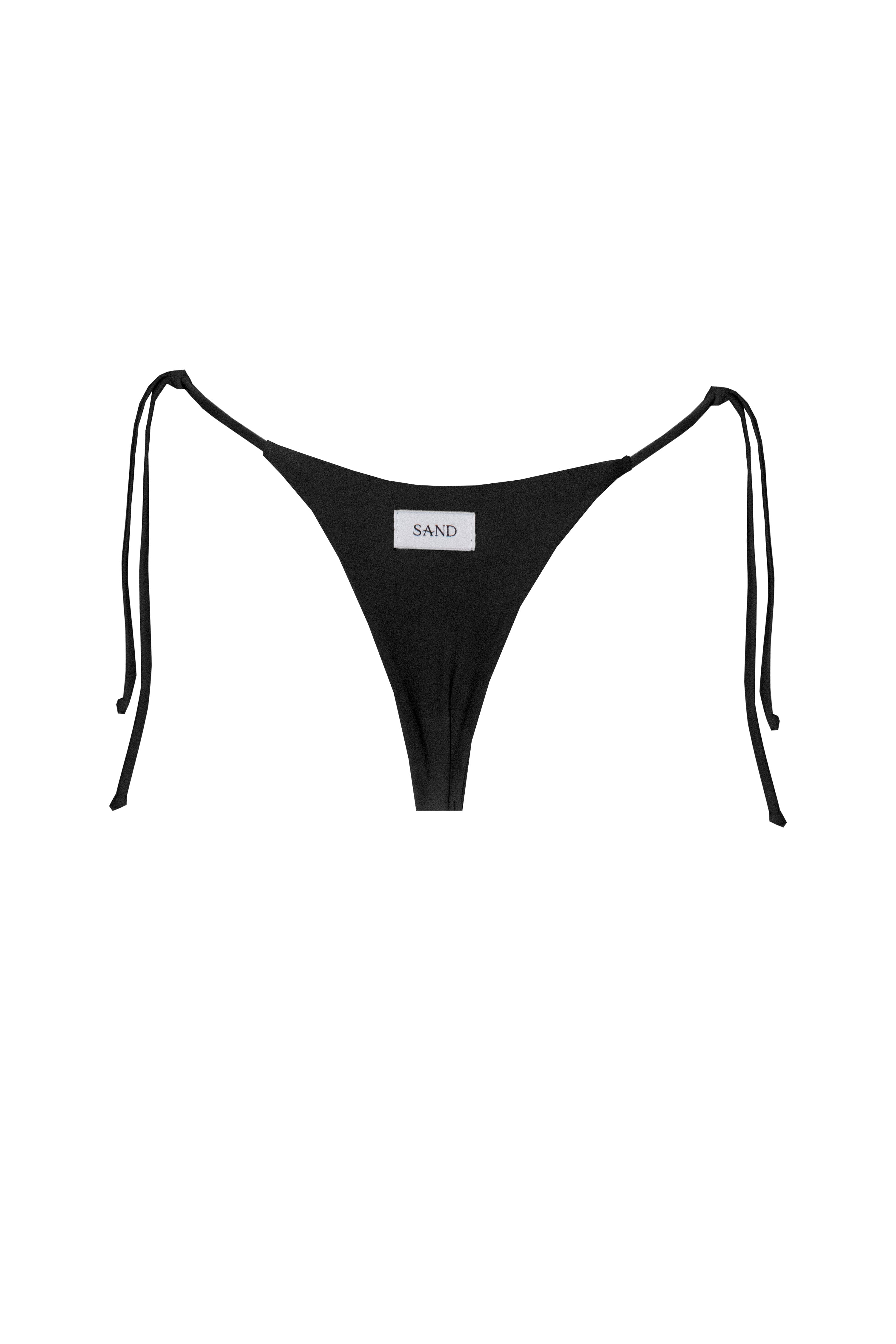 TANGA CRYSTEL Black