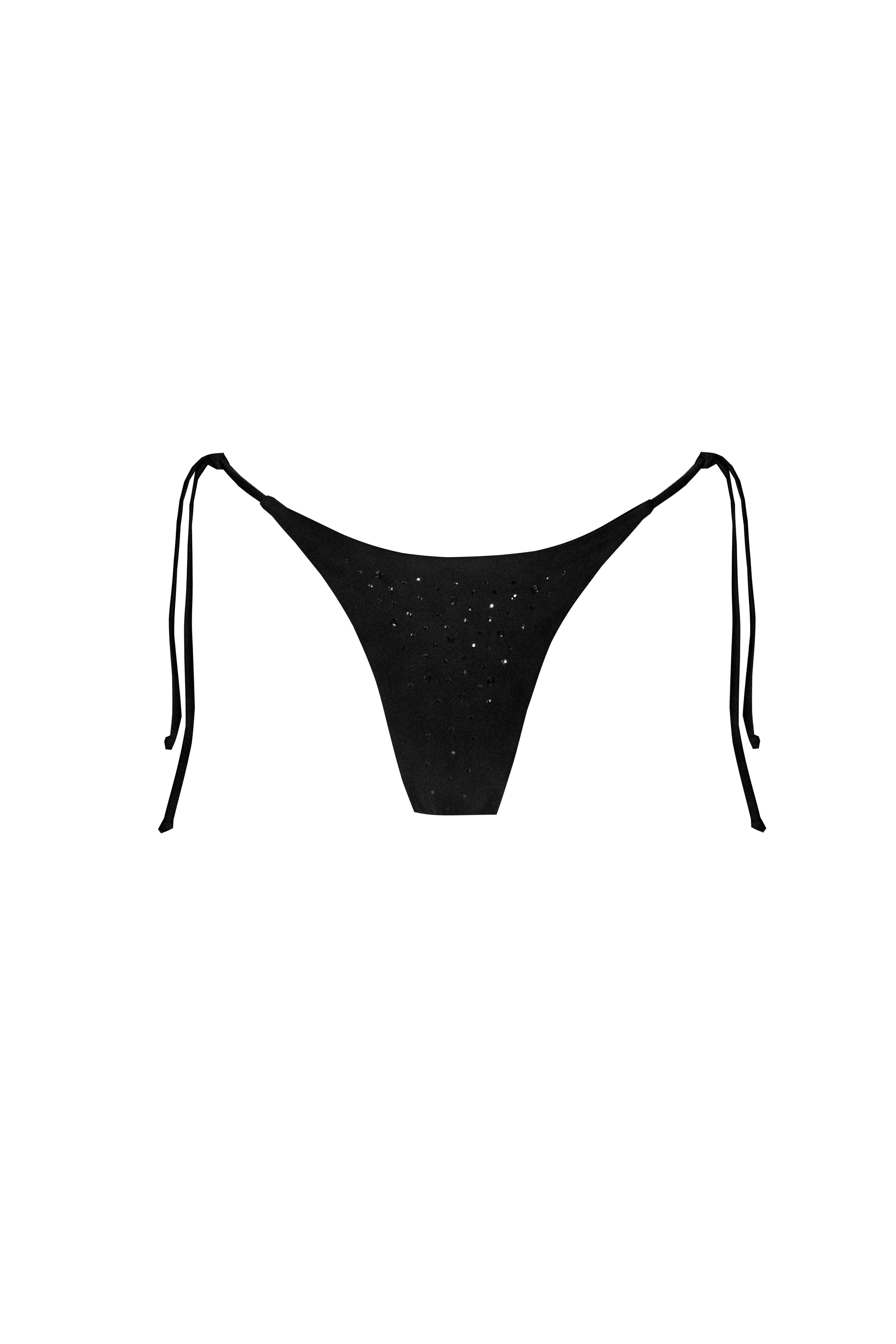 TANGA CRYSTEL Black