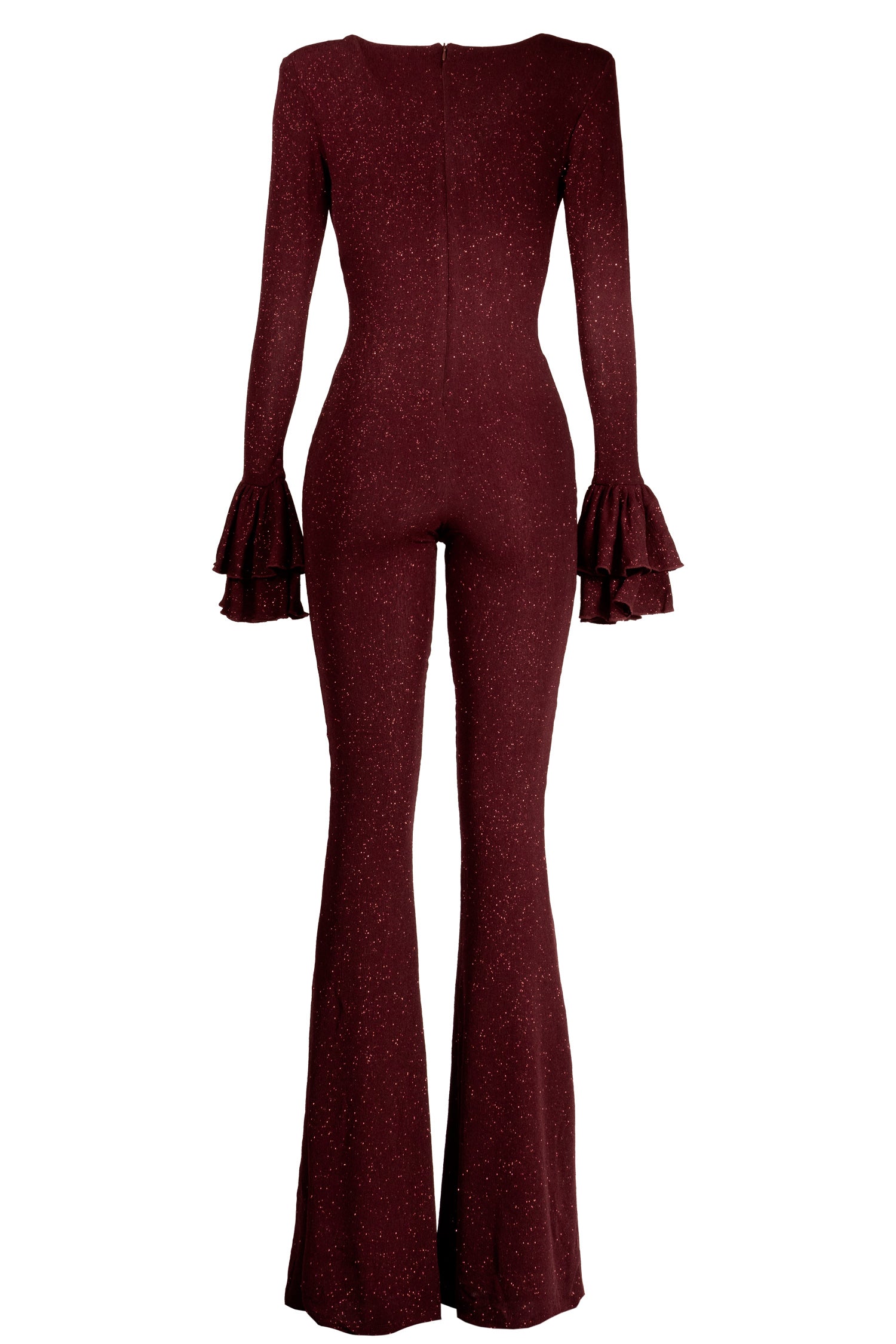 Jumpsuit ANDRA Glitter Wine