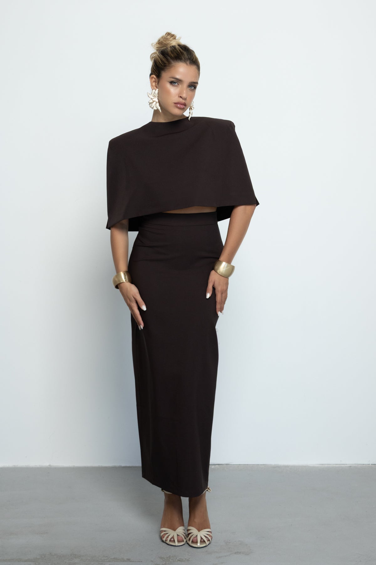 Cappa Cropped - ZULEIKA Brown