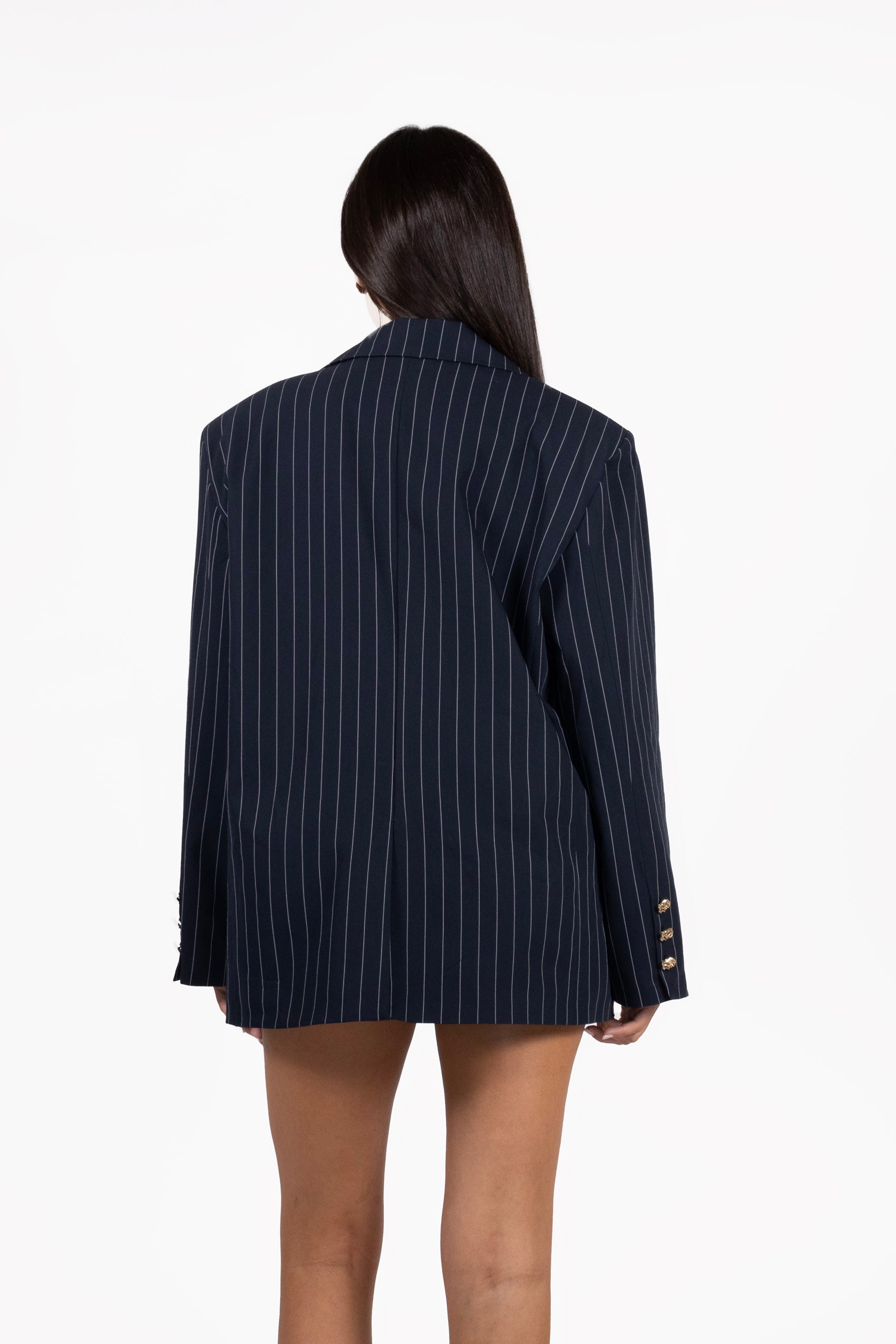 Blazer ROBERTA Navy Gessato