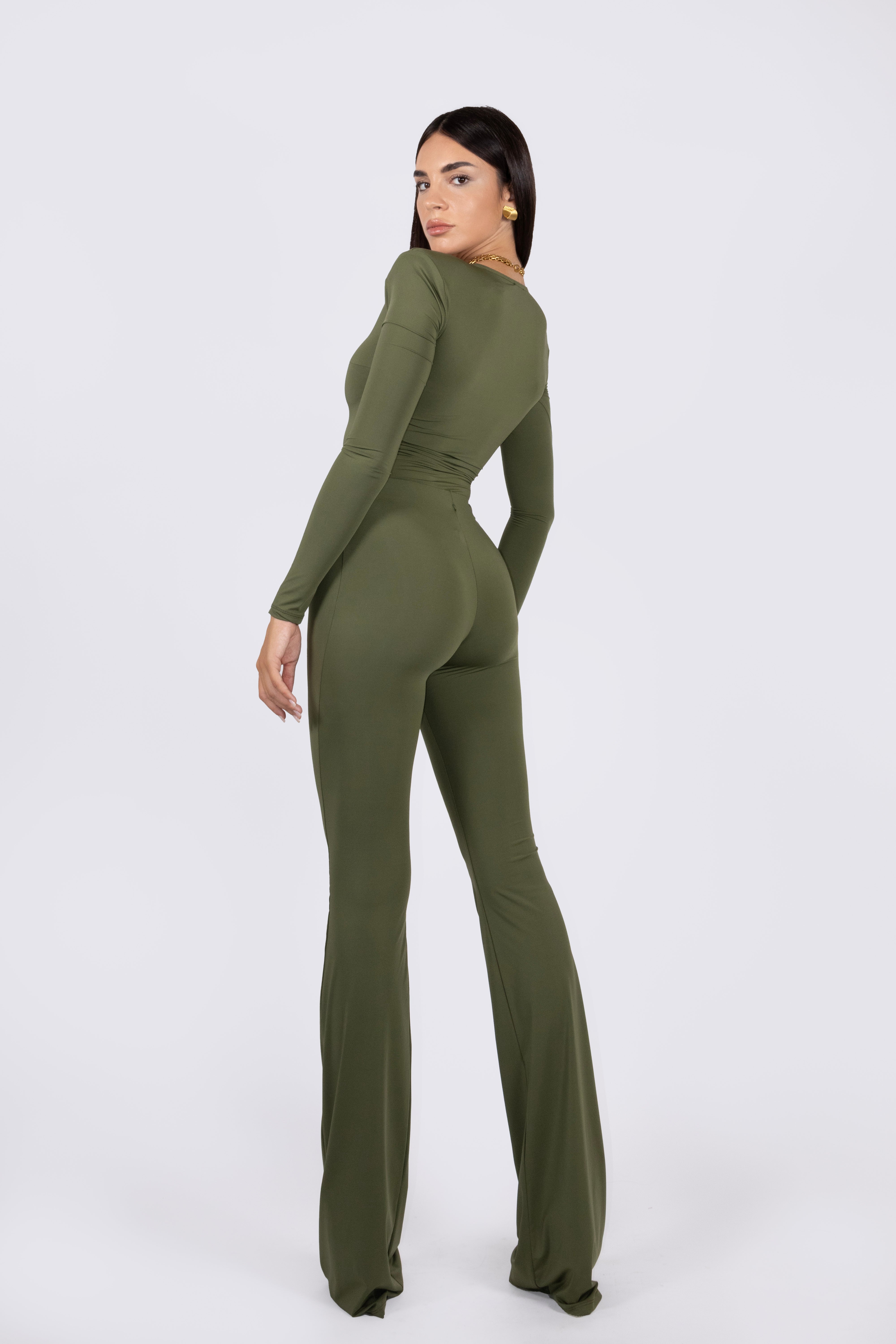 Pant LUCIA Moss Green - Sand Shop
