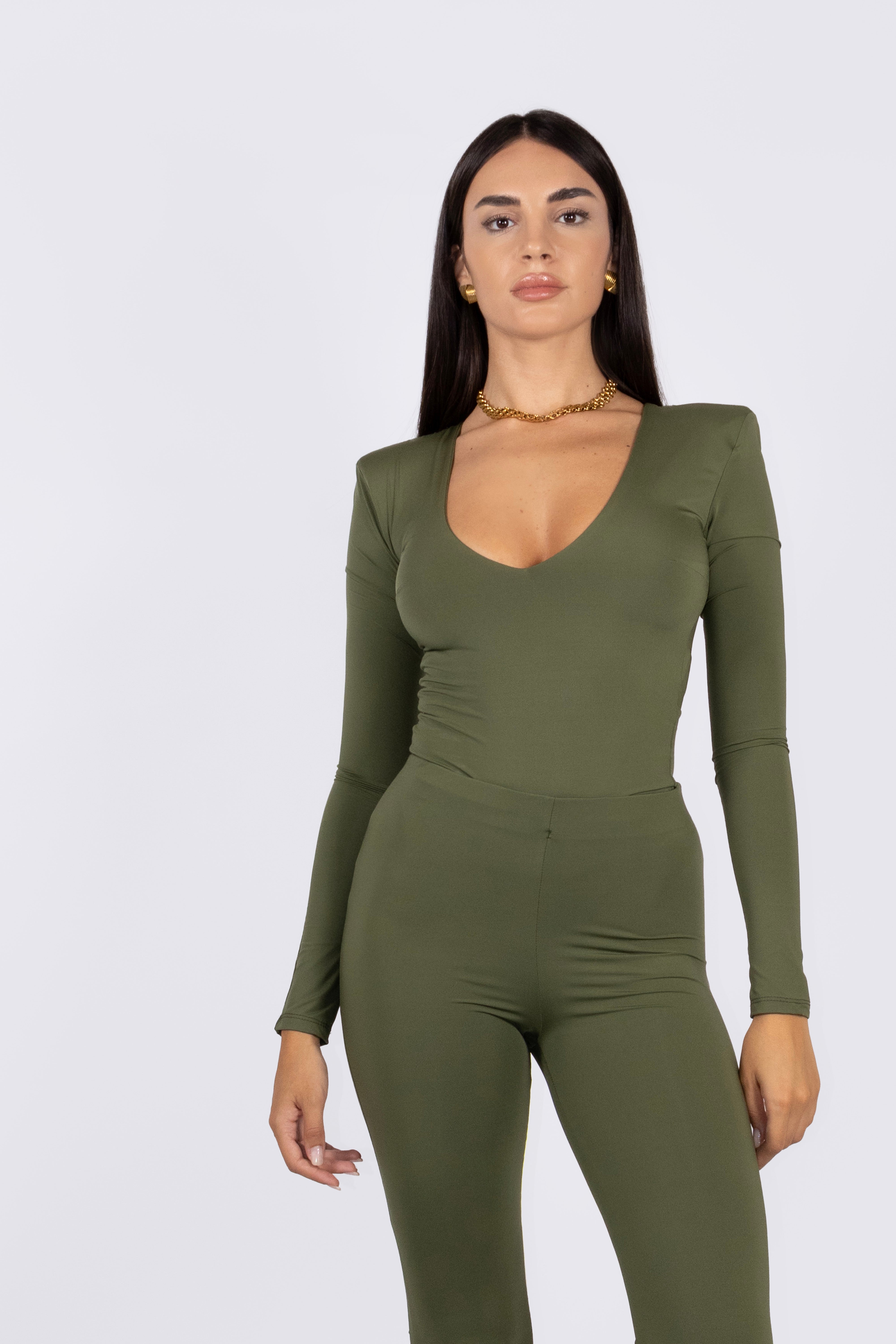 Body FRANCESCA Moss Green Abbigliamento