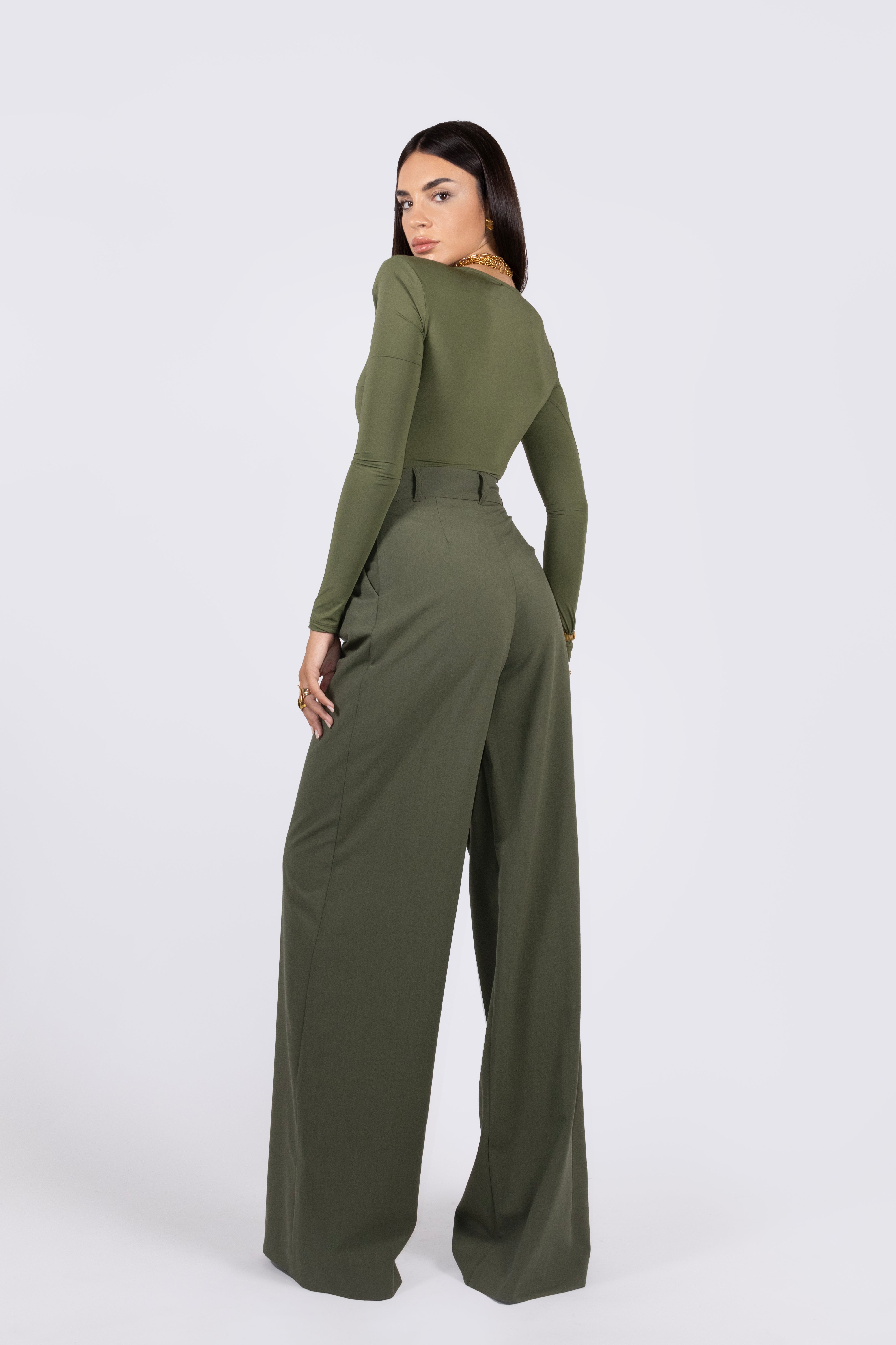 Pants LYSIANE Army