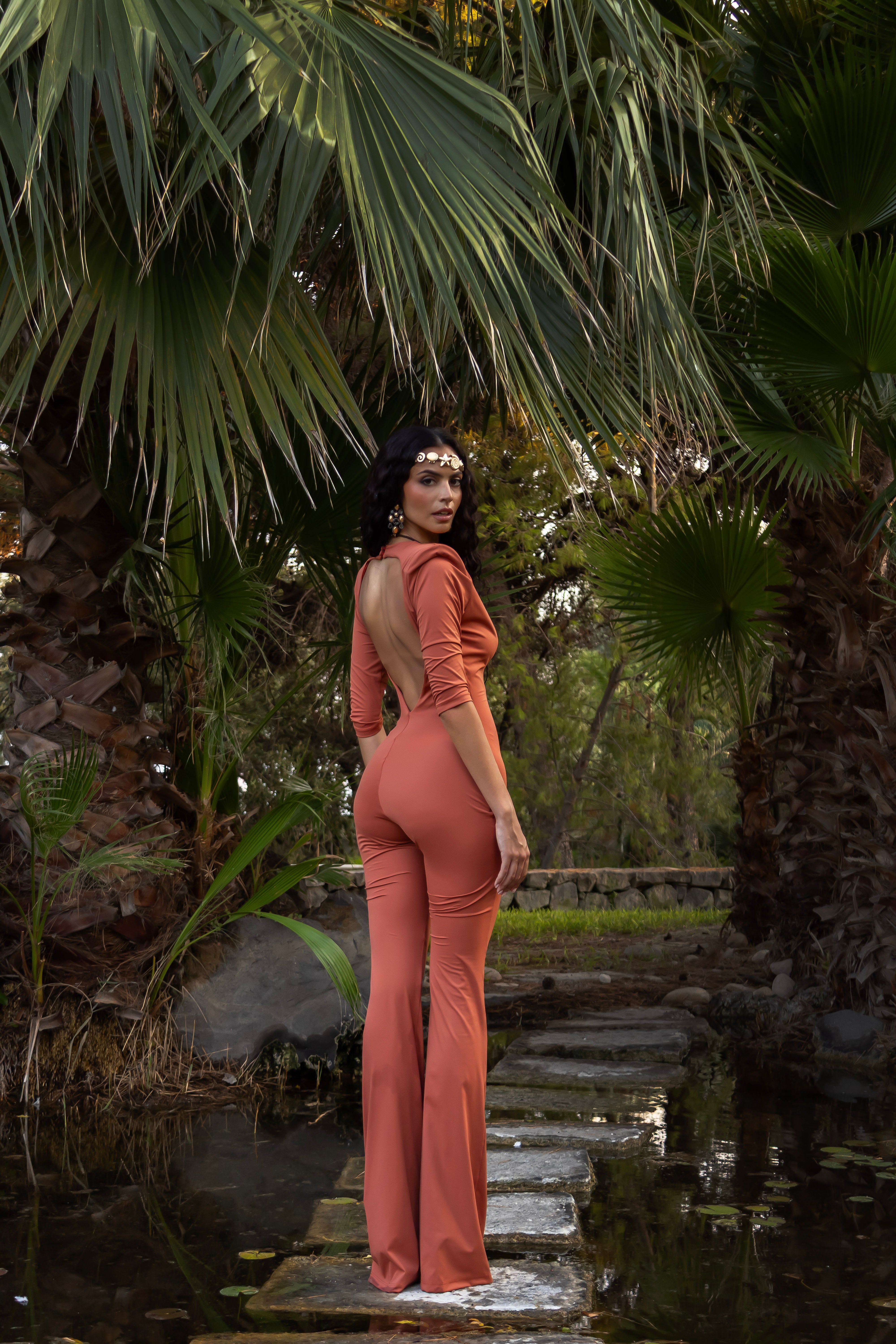 Jumpsuit DORIS Terracotta