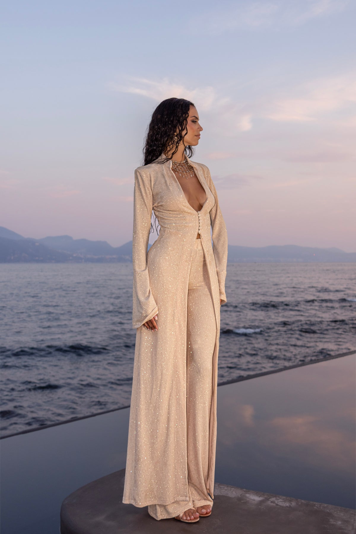 Top Lungo DARYANA Champagne