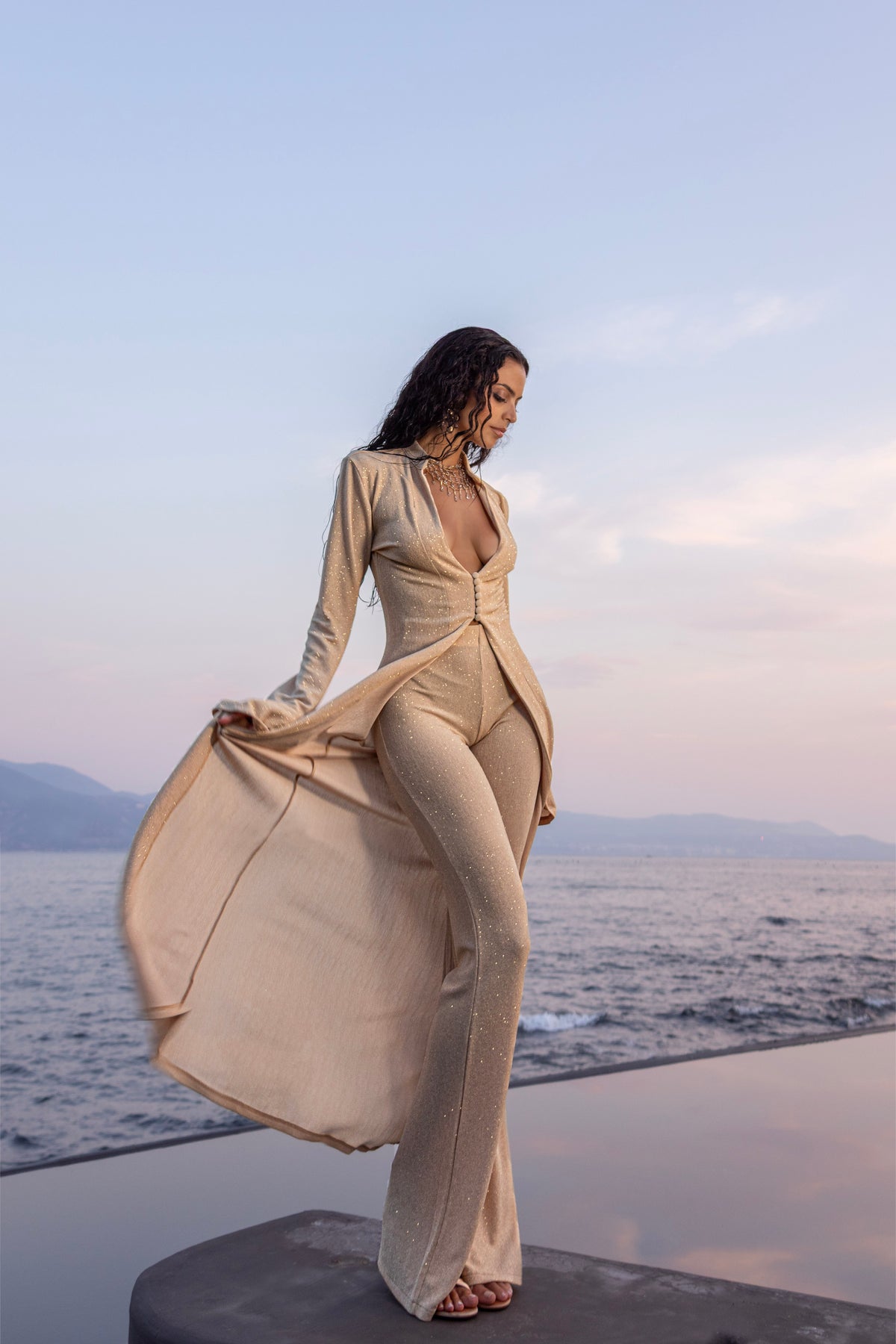 Pant AUTILIA Champagne