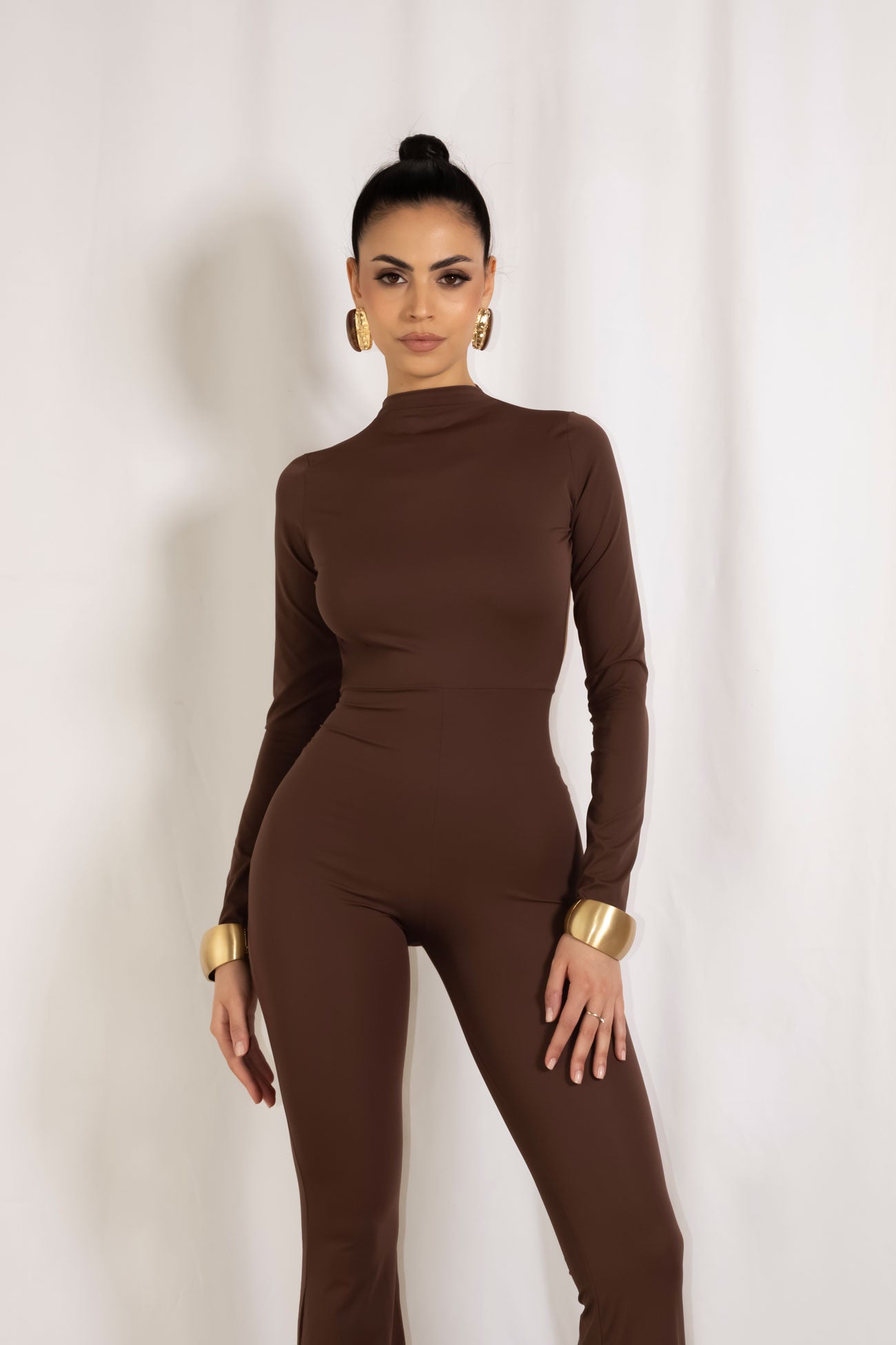 Jumpsuit FRIDA Brown