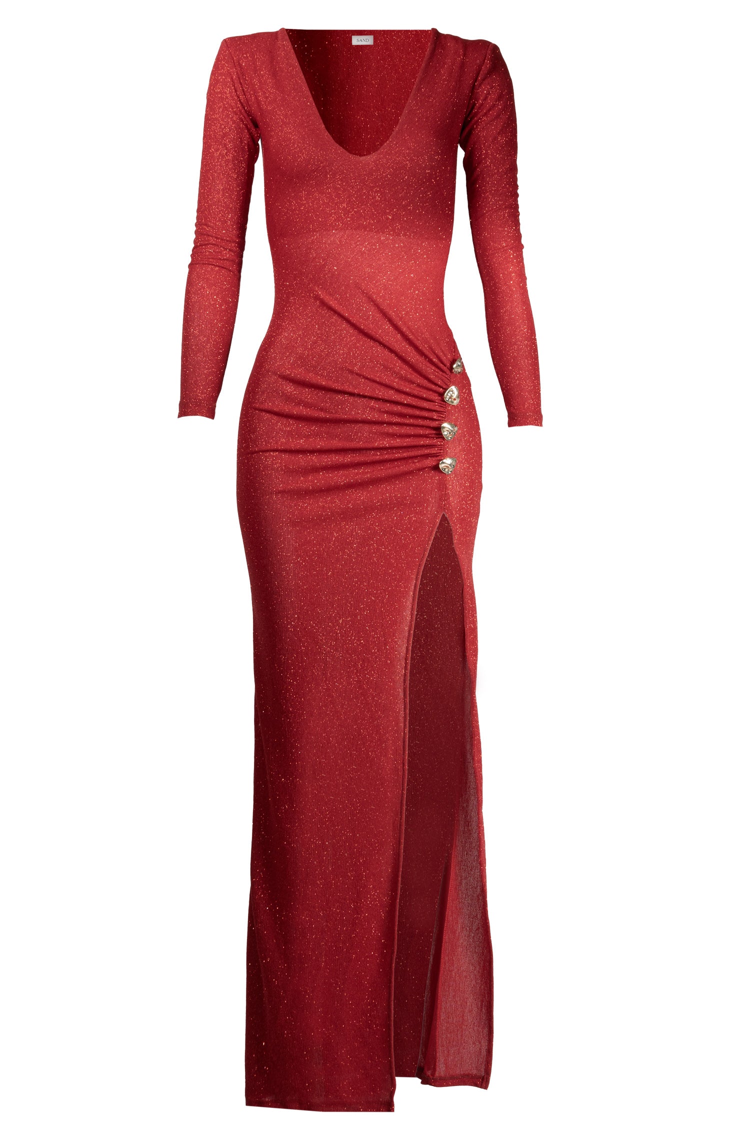 Abito NOURA Glitter Rouge