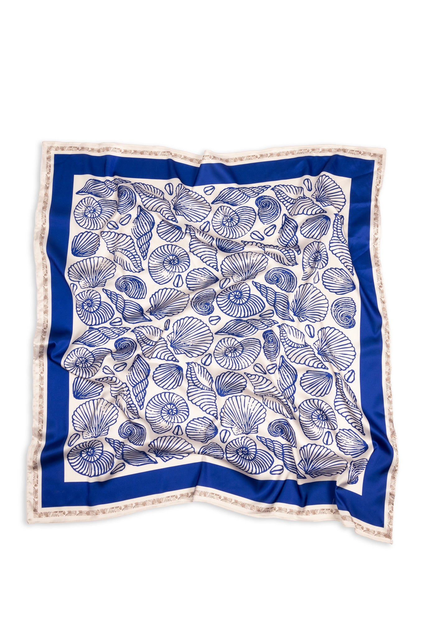 FOULARD 75x75 Deep Sea - Sand Shop