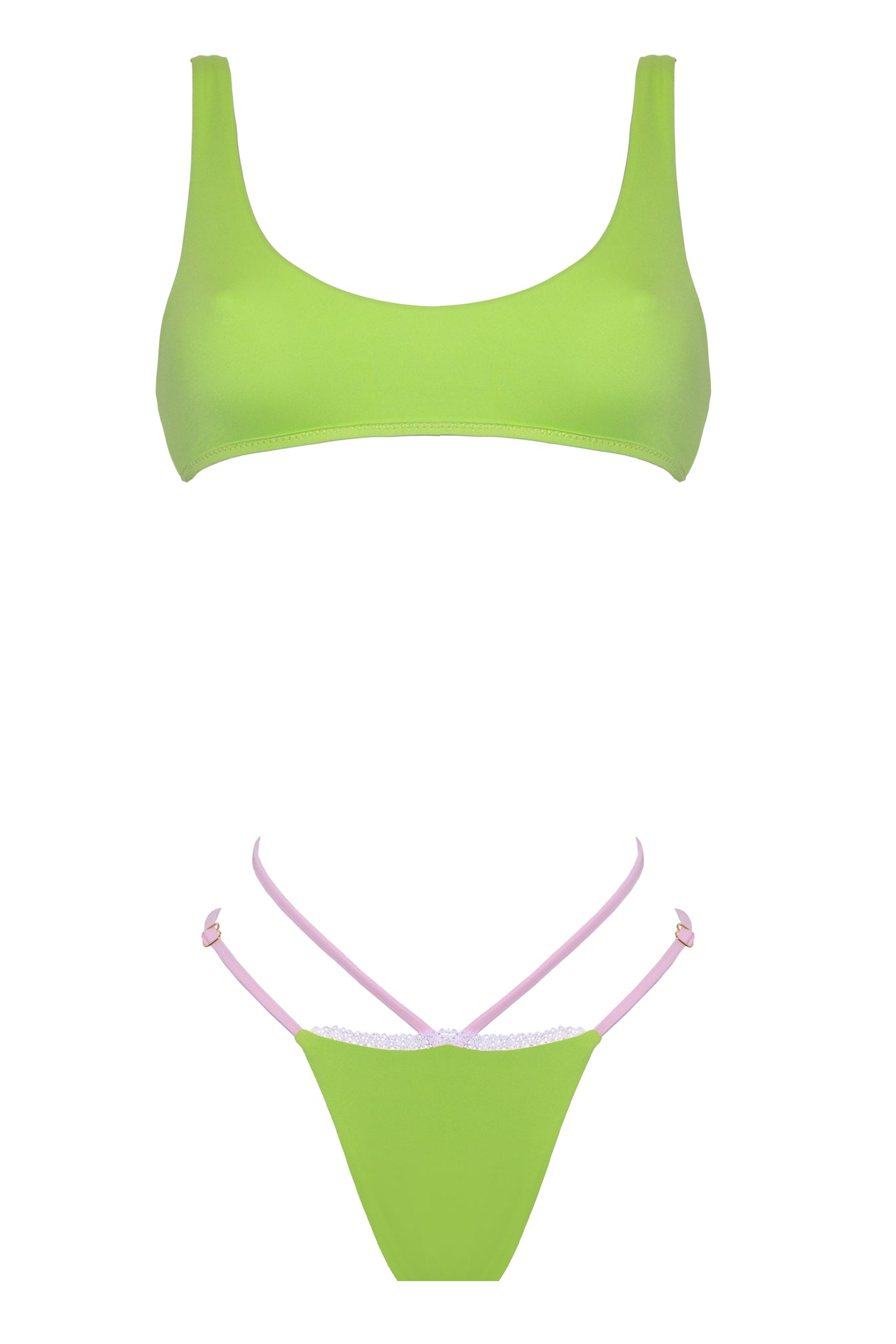 TANGA GISELLA Green Glow