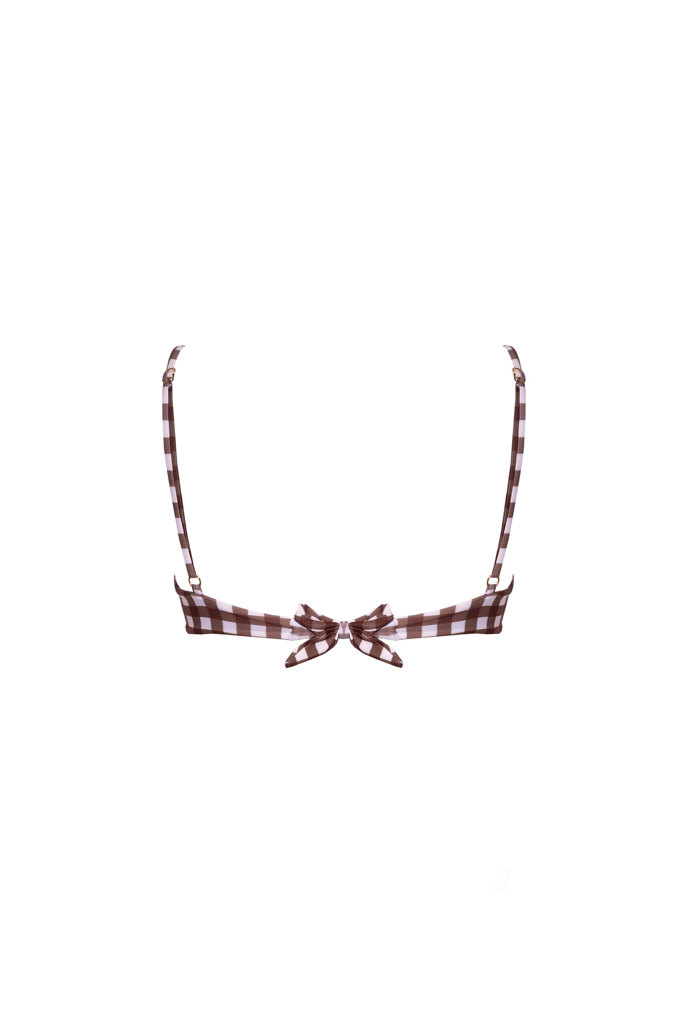 TOP FULVIA Brown Vichy - Sand Shop
