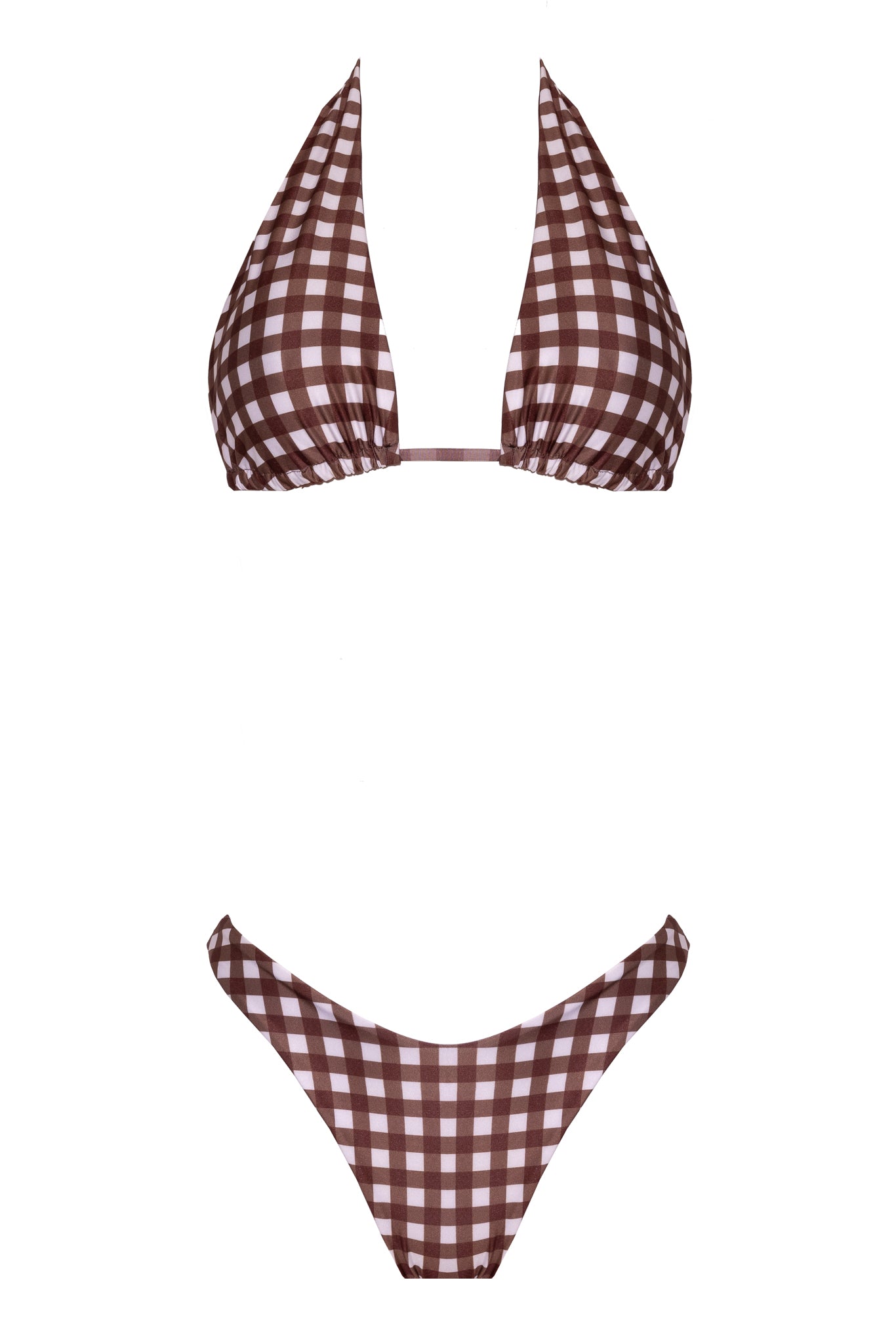 BRASILIANA BETTY Brown Vichy - Sand Shop