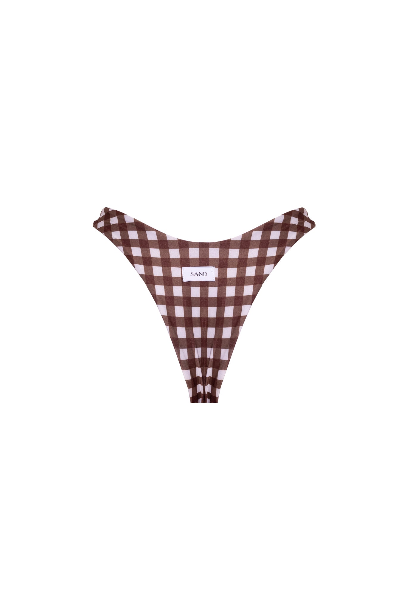 SLIP BETTY Brown Vichy - Sand Shop