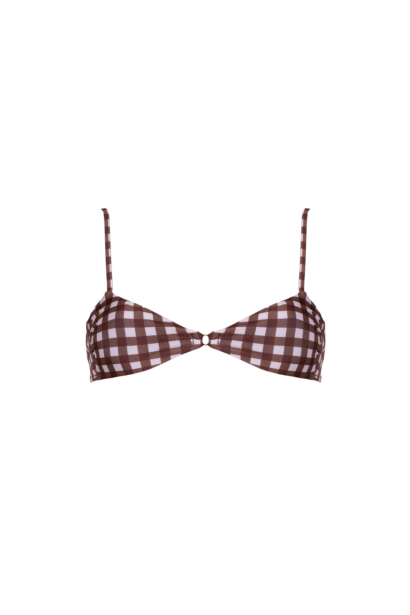 TOP DANILA Brown Vichy - Sand Shop