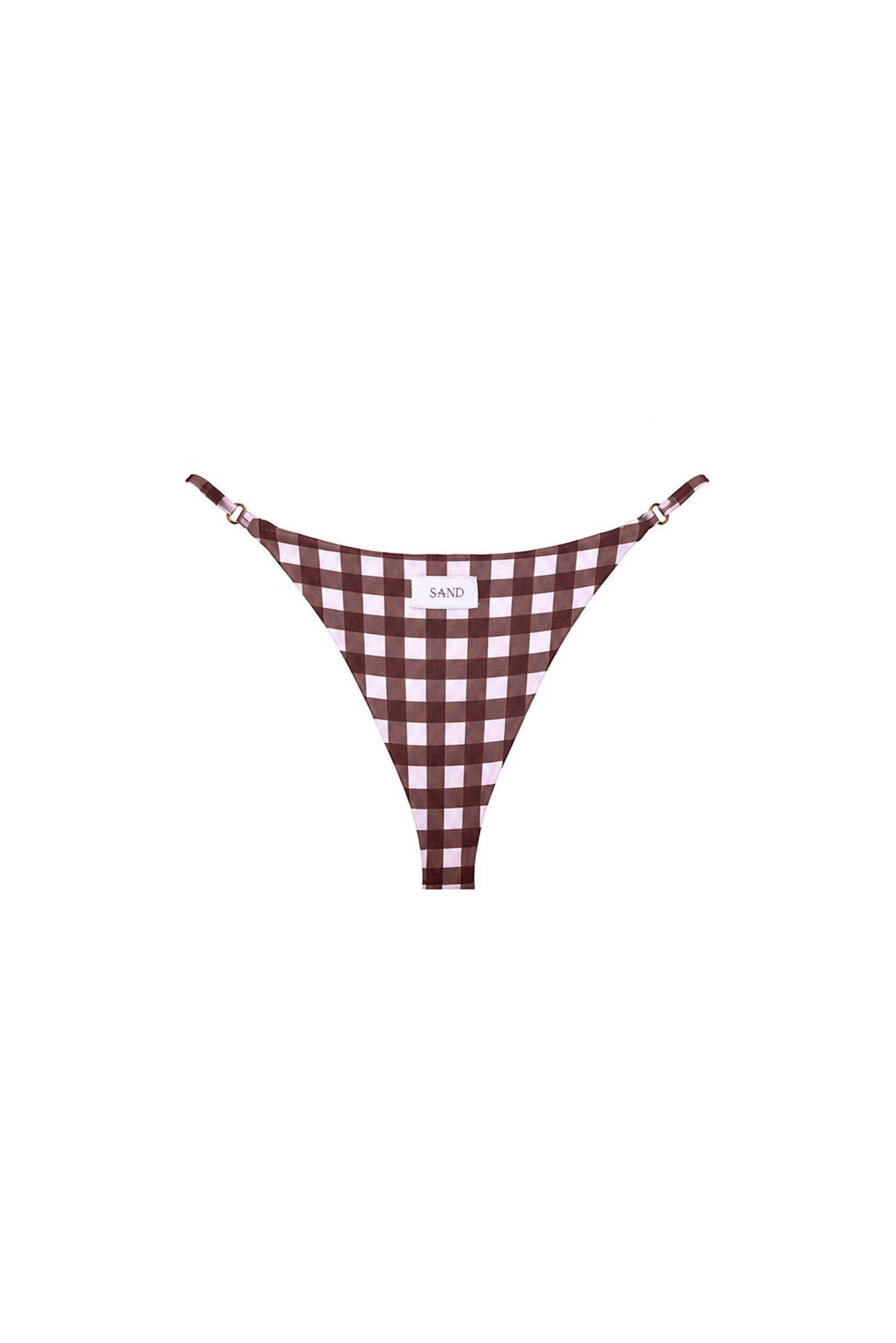 SLIP DANILA Brown Vichy - Sand Shop