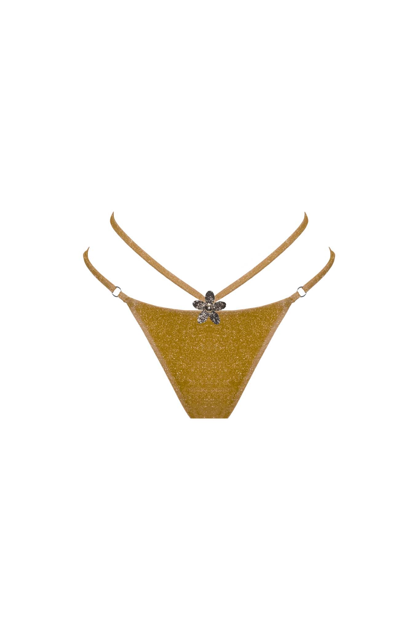 SLIP TANGA CORALIE Golden Lime BIKINI DIVISI