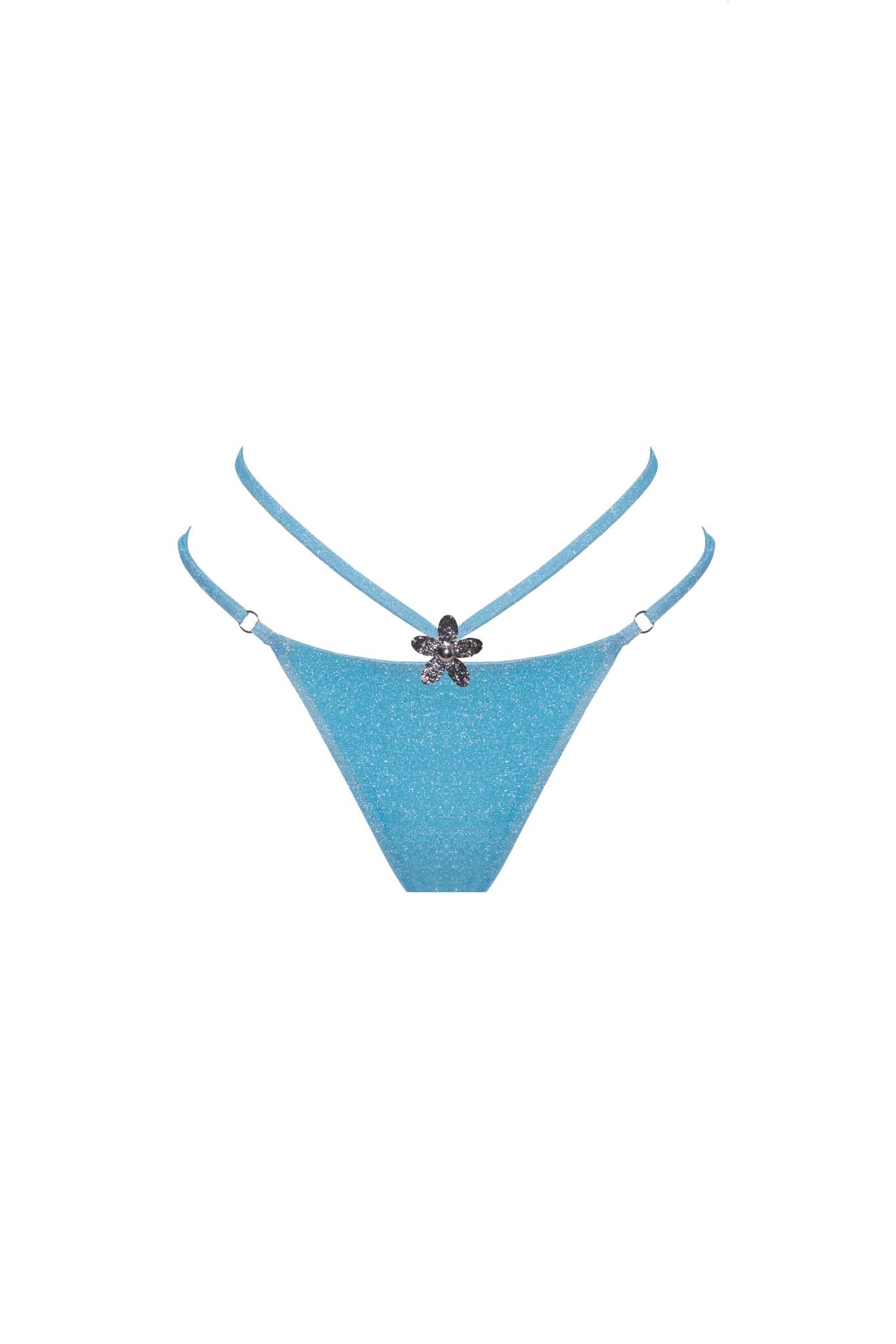 SLIP TANGA CORALIE Crystal Blue BIKINI DIVISI
