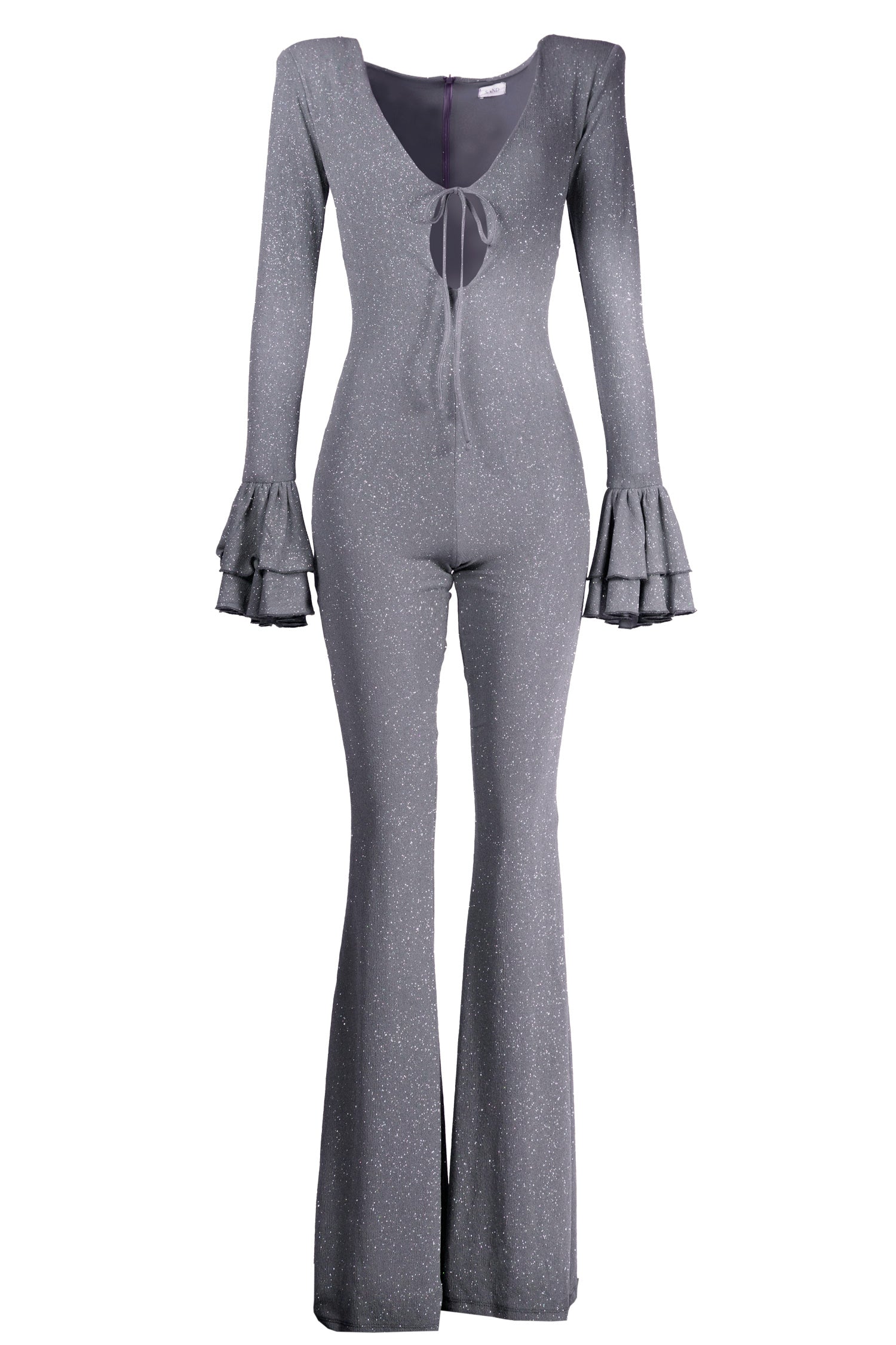 Jumpsuit ANDRA Glitter Taupe