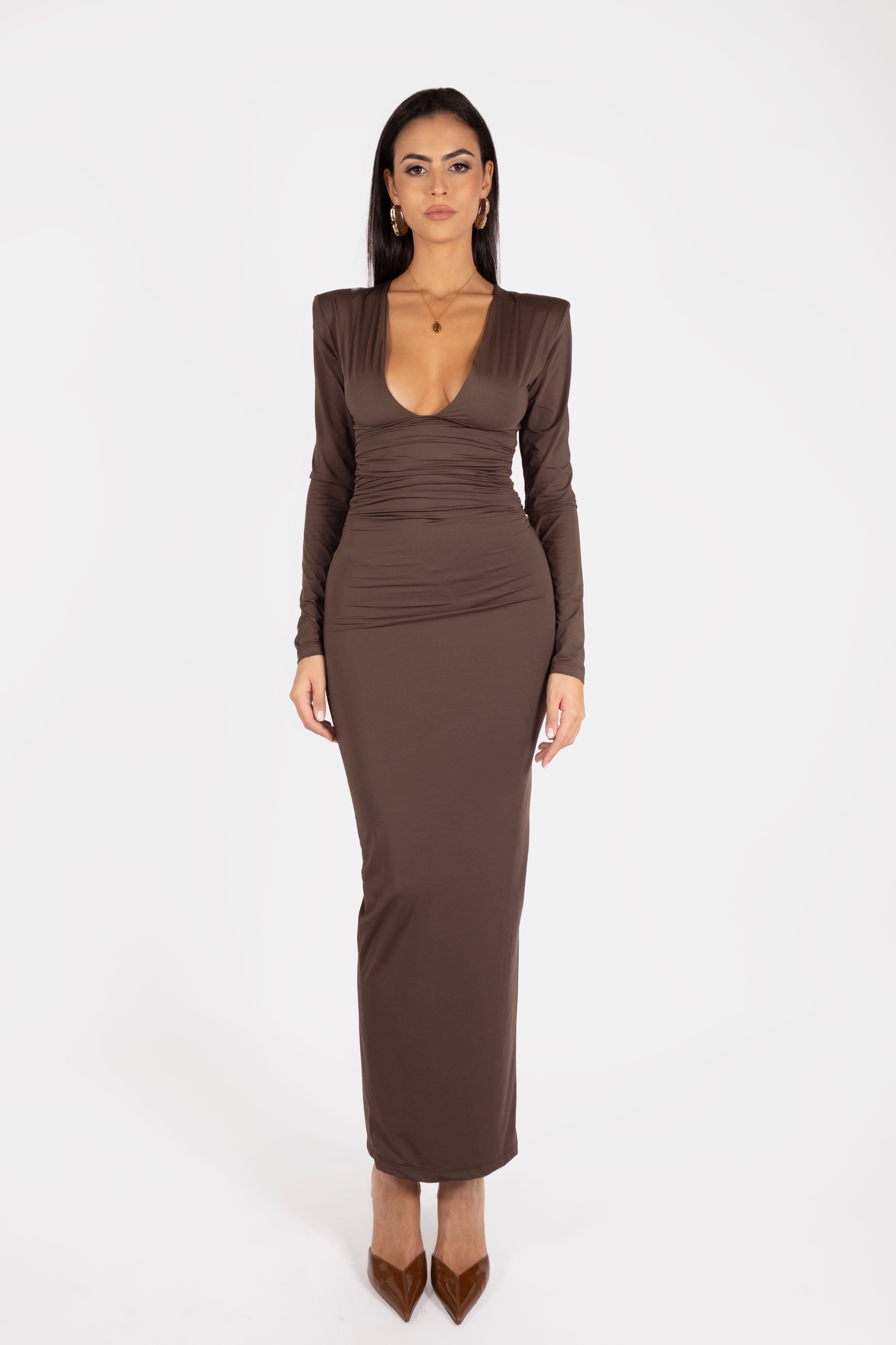Abito CAMILLA Cocoa - Sand Shop