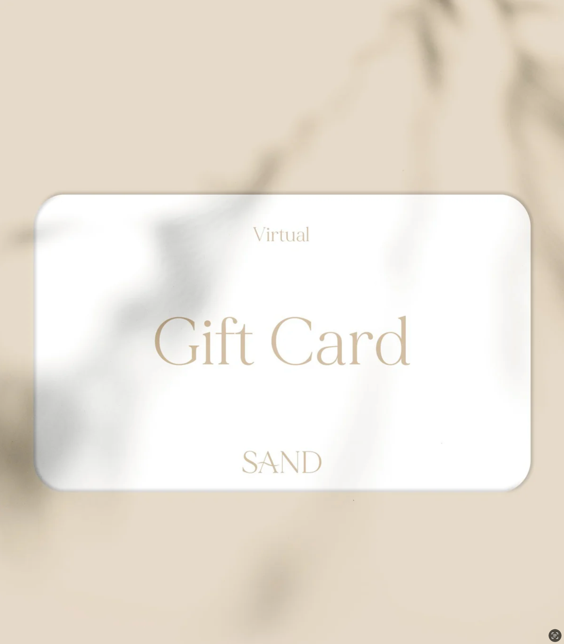 SAND VIRTUAL GIFT CARD Gift Card