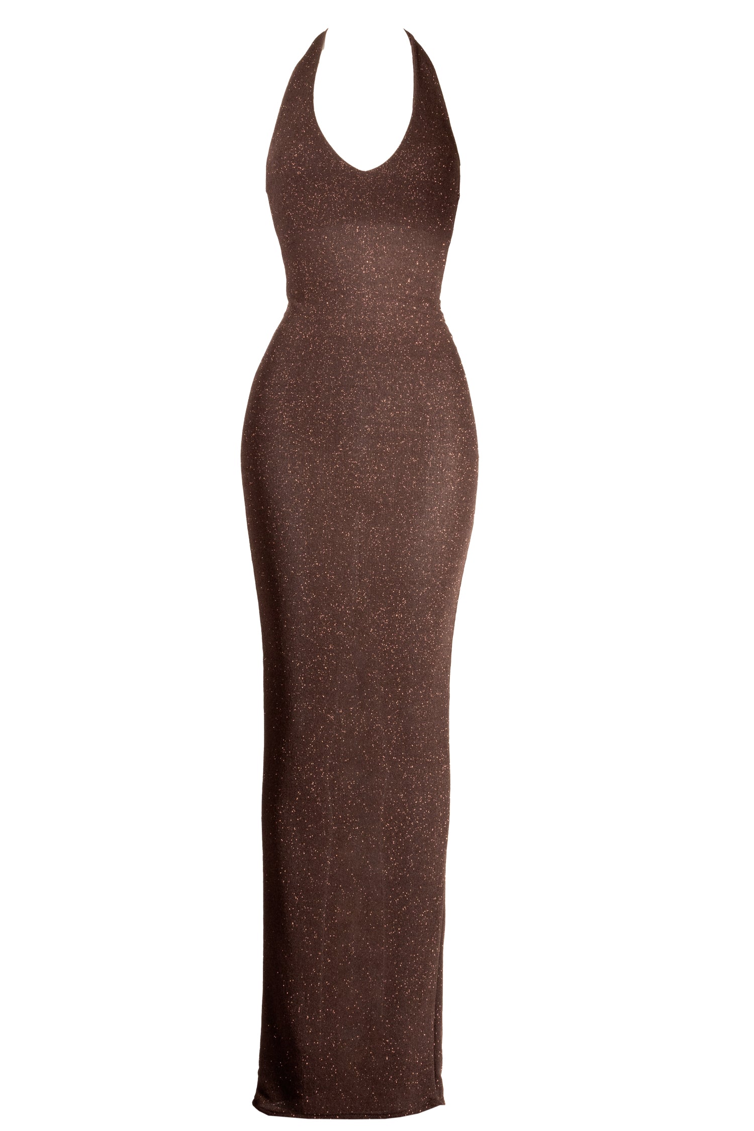 Abito LUISA Glitter Cocoa