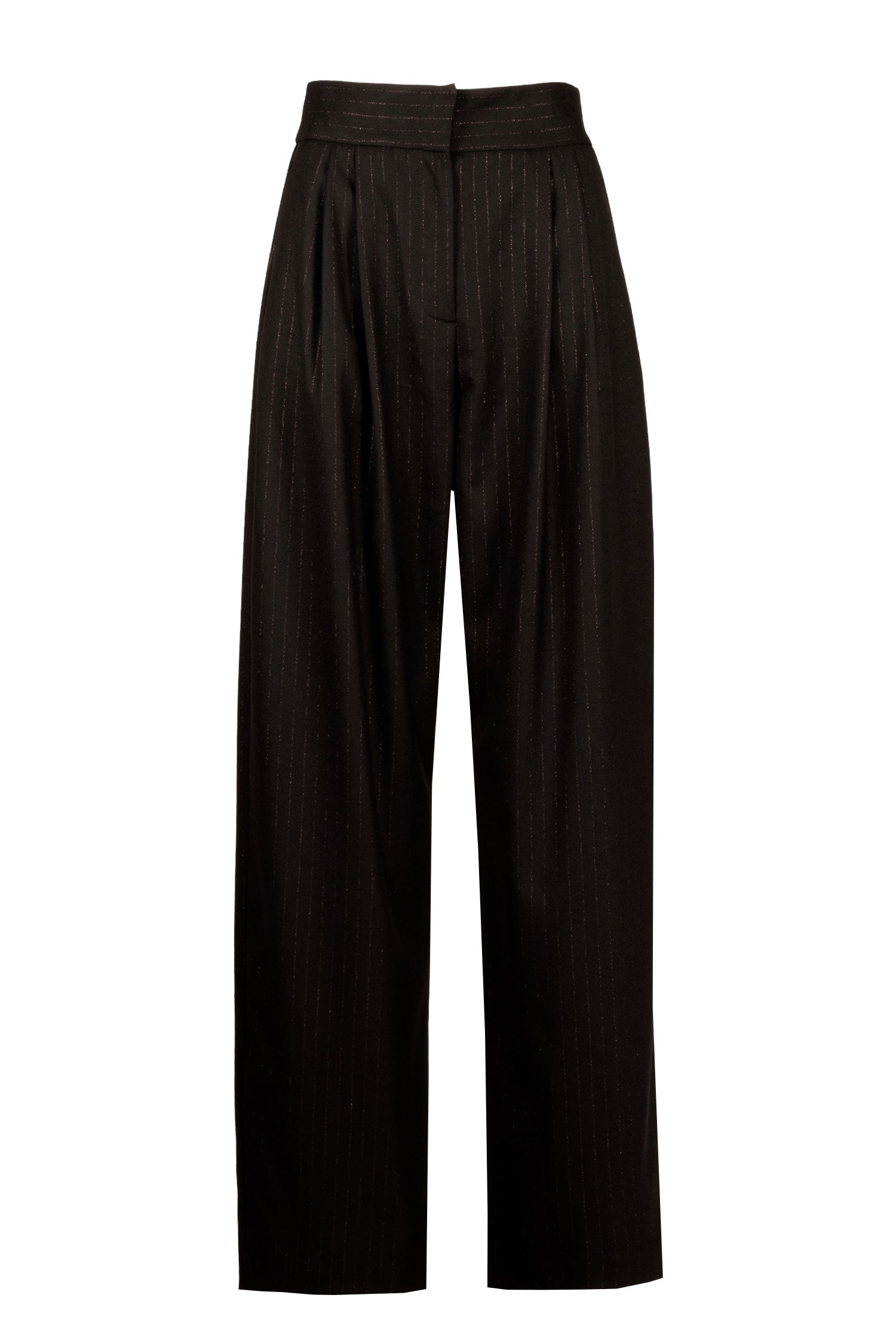 Pant TERESA Pinstripe Glitter Grey