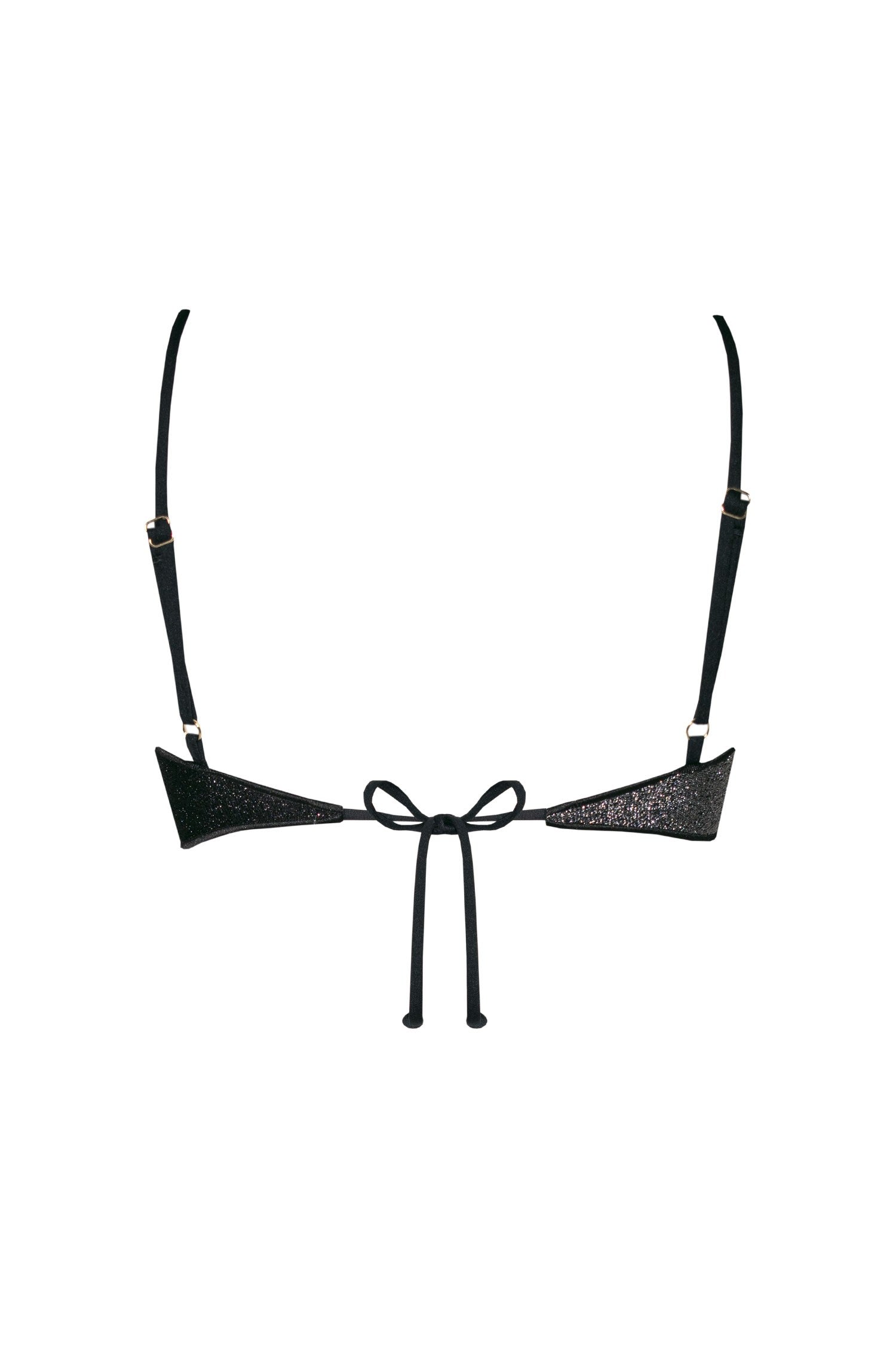 TOP SENORITA Nero/Argento