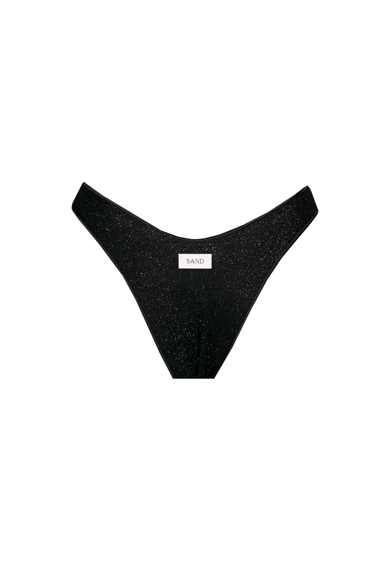 SLIP V LUREX NERO