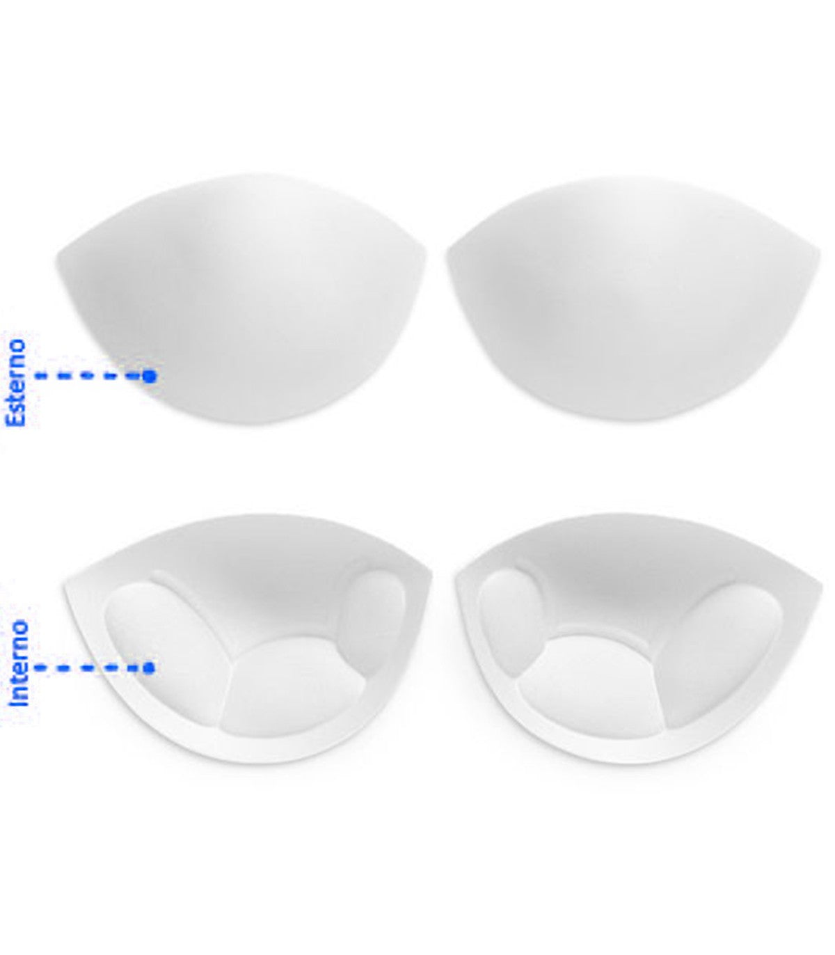 COPPE PUSH-UP FASCIA TOP Bianco