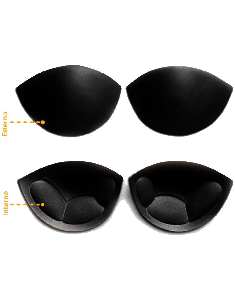 COPPE PUSH-UP FASCIA TOP NERO