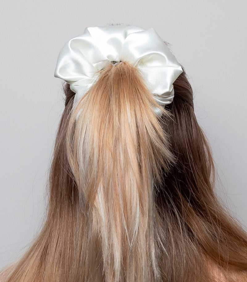 ELOISE SCRUNCHES RASO WHITE