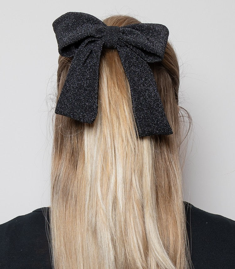 LITTLE DAPHNE Fiocco LUREX Black