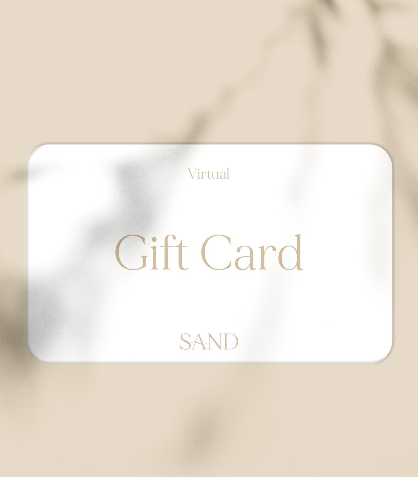 SAND VIRTUAL GIFT CARD