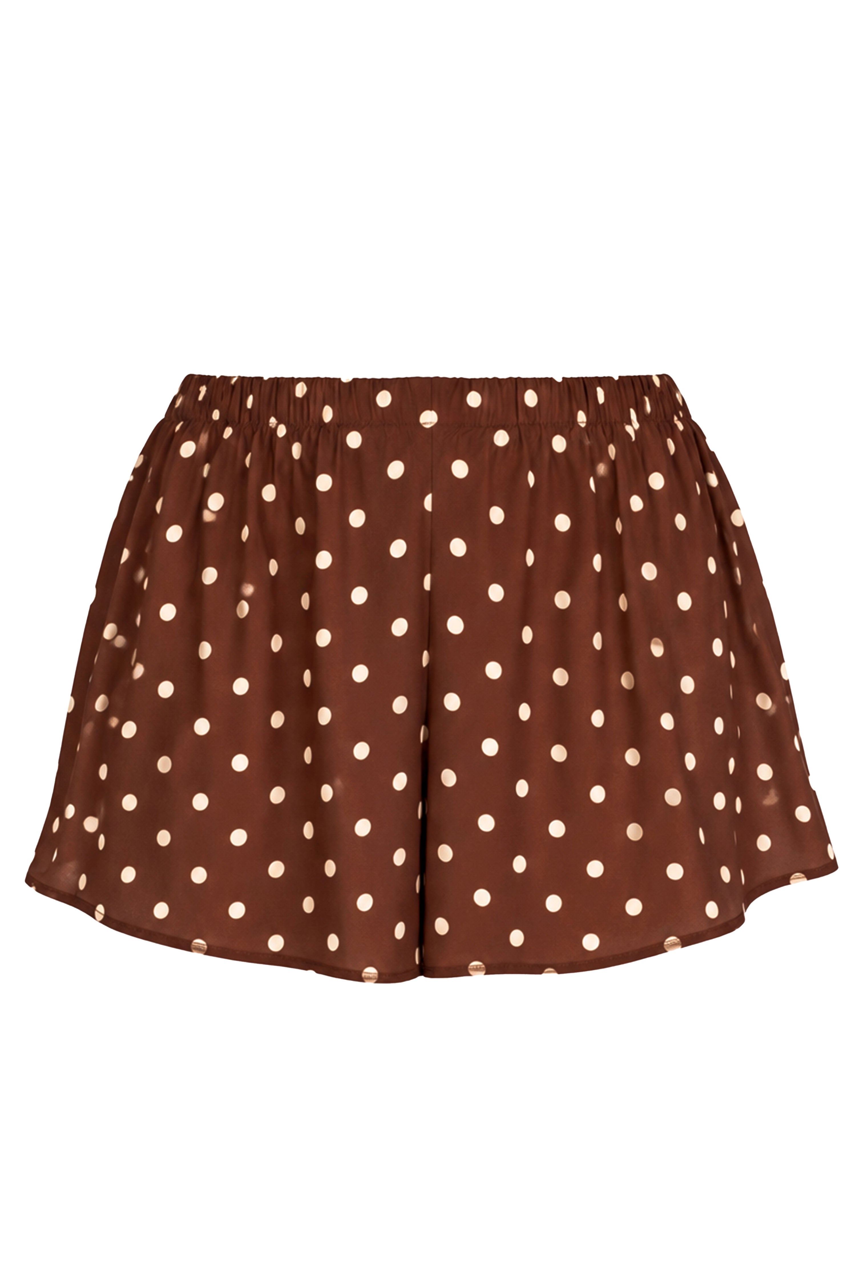 Shorts AMANDA Pois Brown - Sand Shop