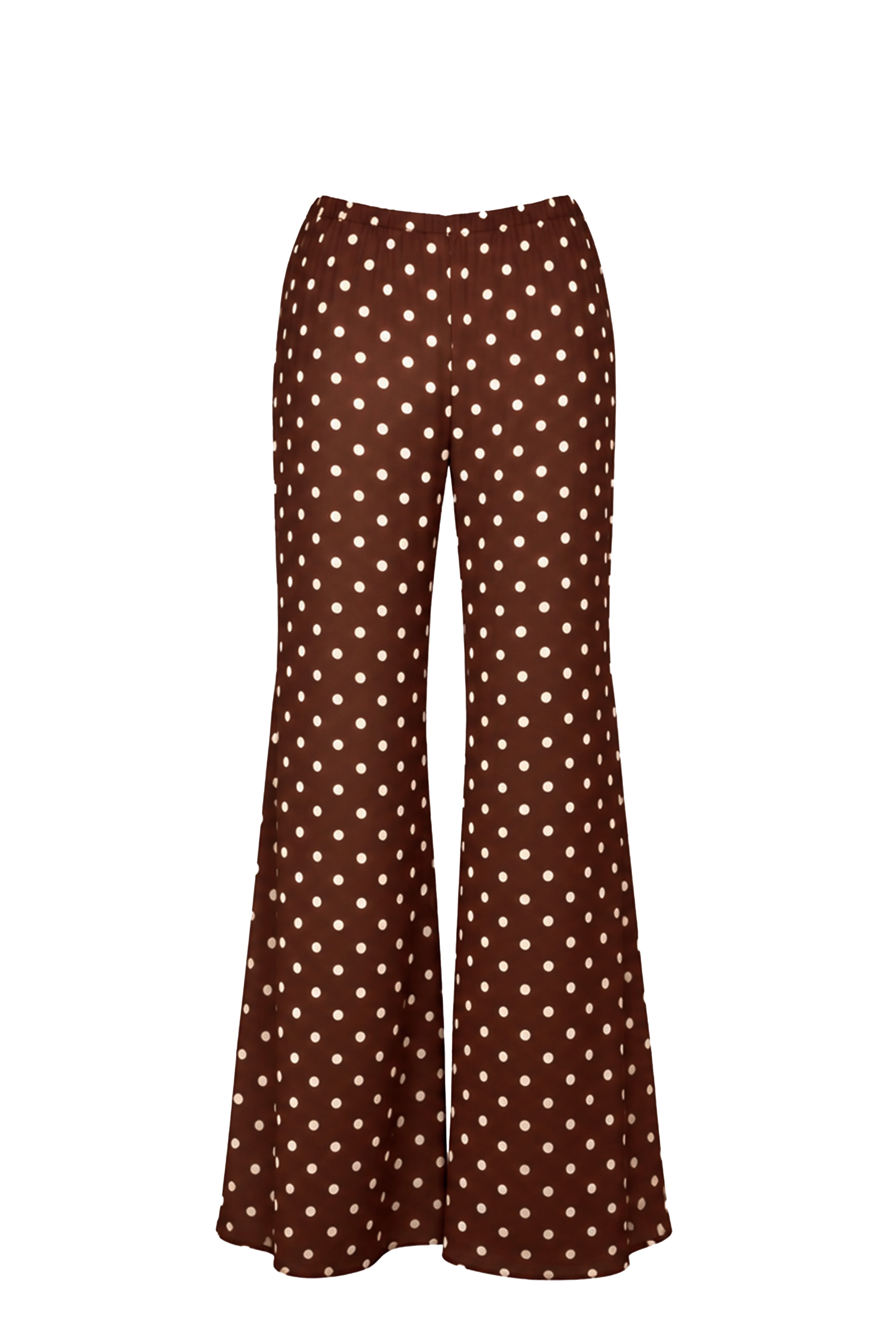 Pant ELYSIA Pois Brown - Sand Shop