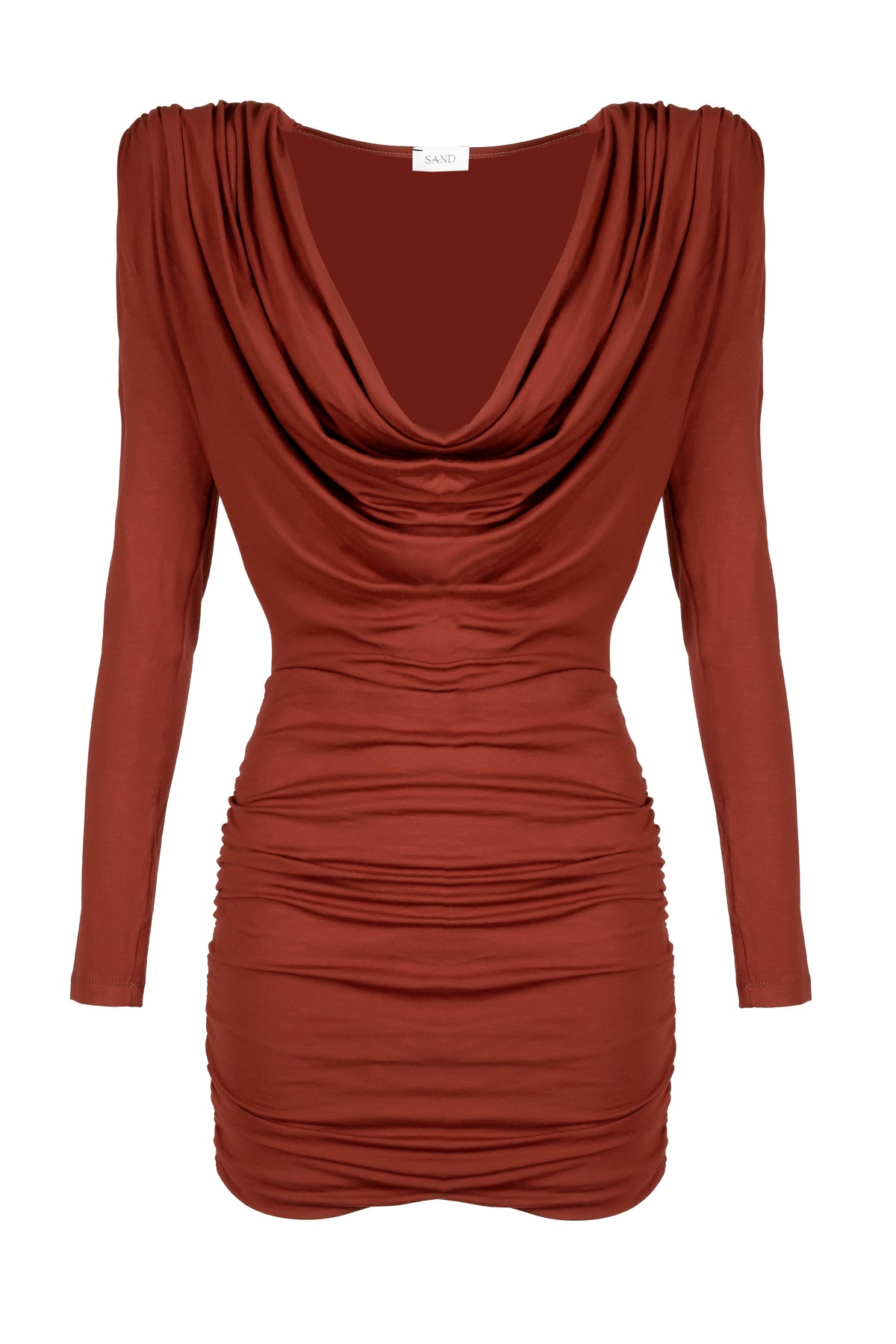 ELARA Terracotta short dress