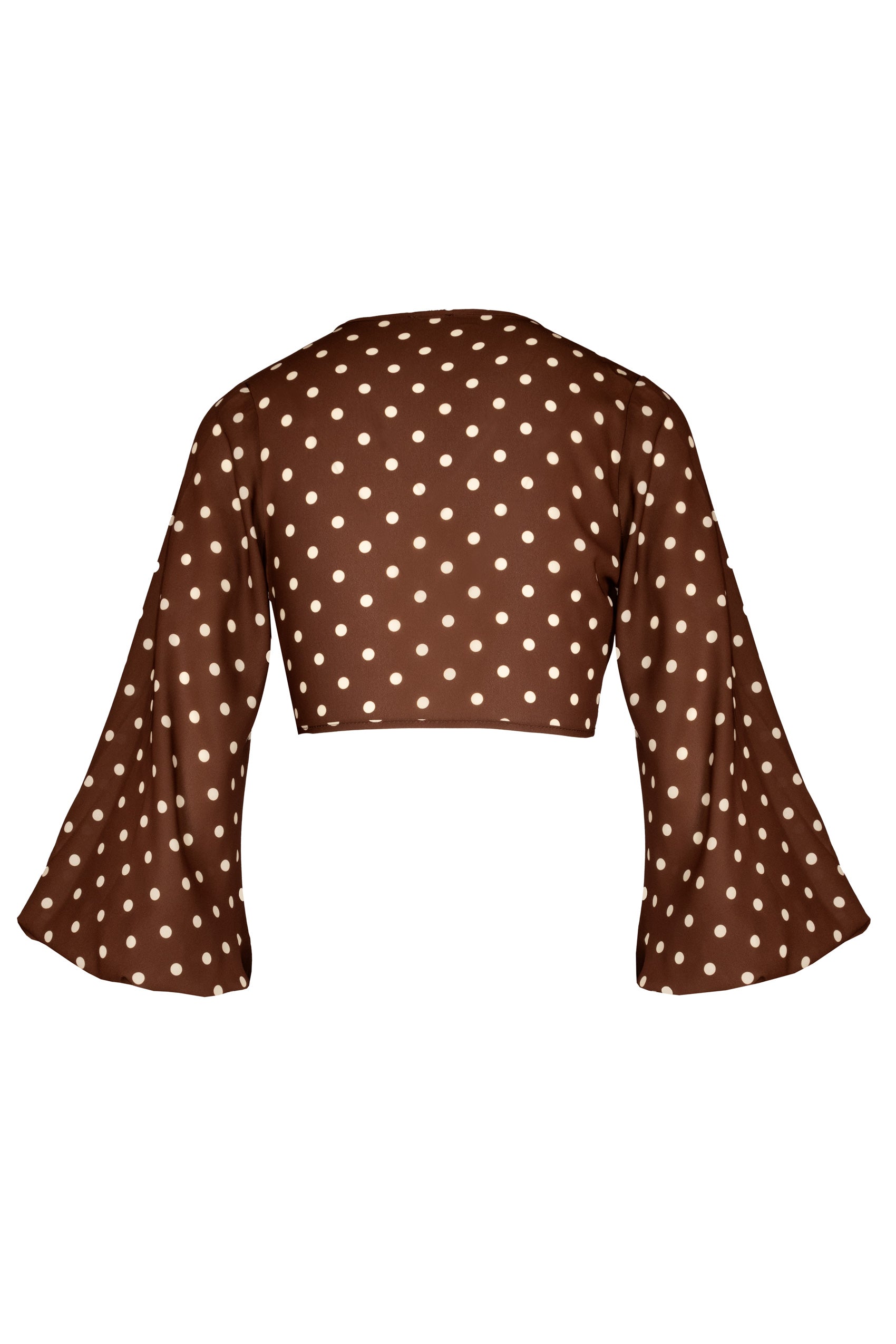 Blusa LILY Pois Brown - Sand Shop