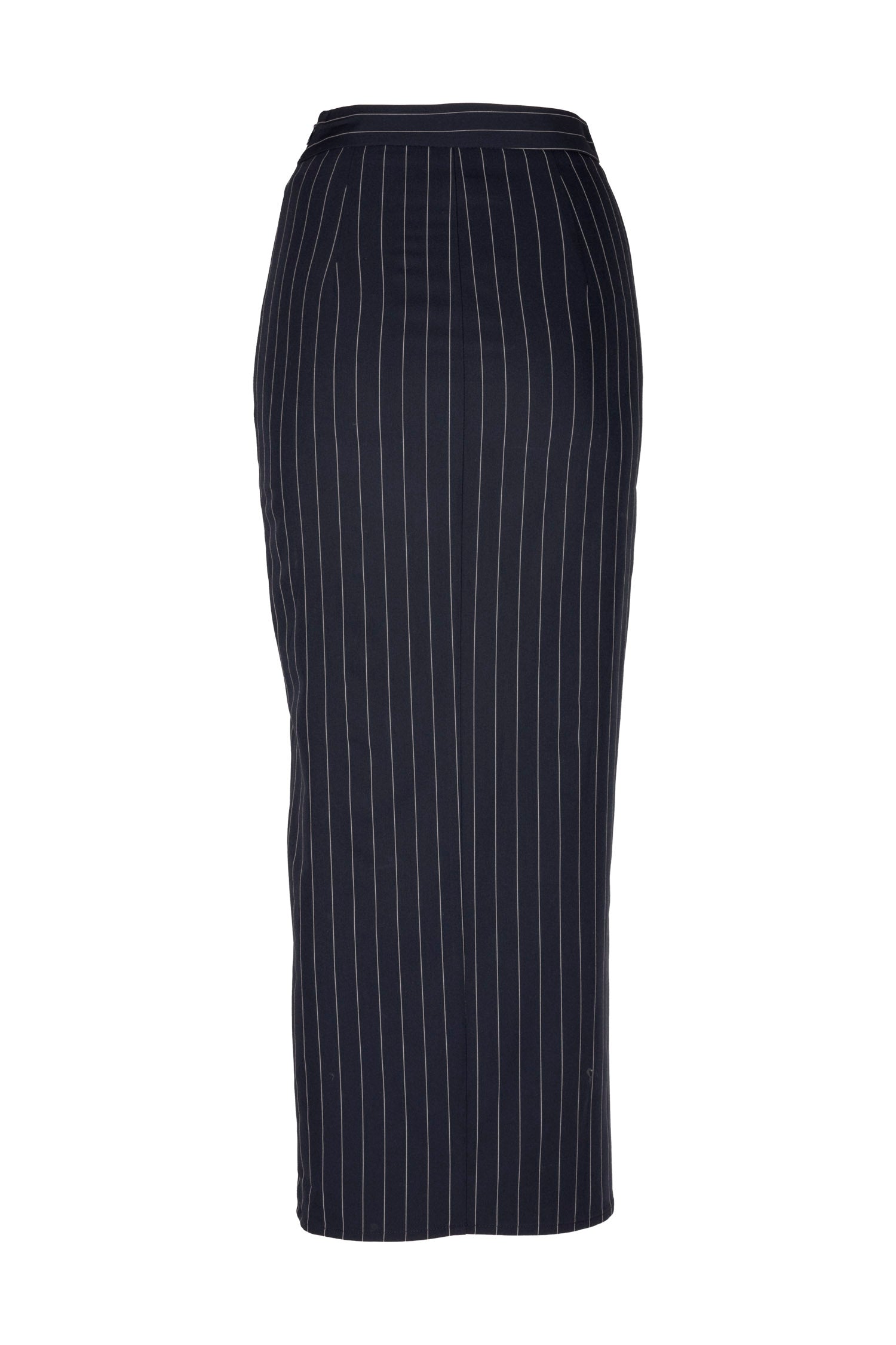 Longuette MONIA Navy Gessato