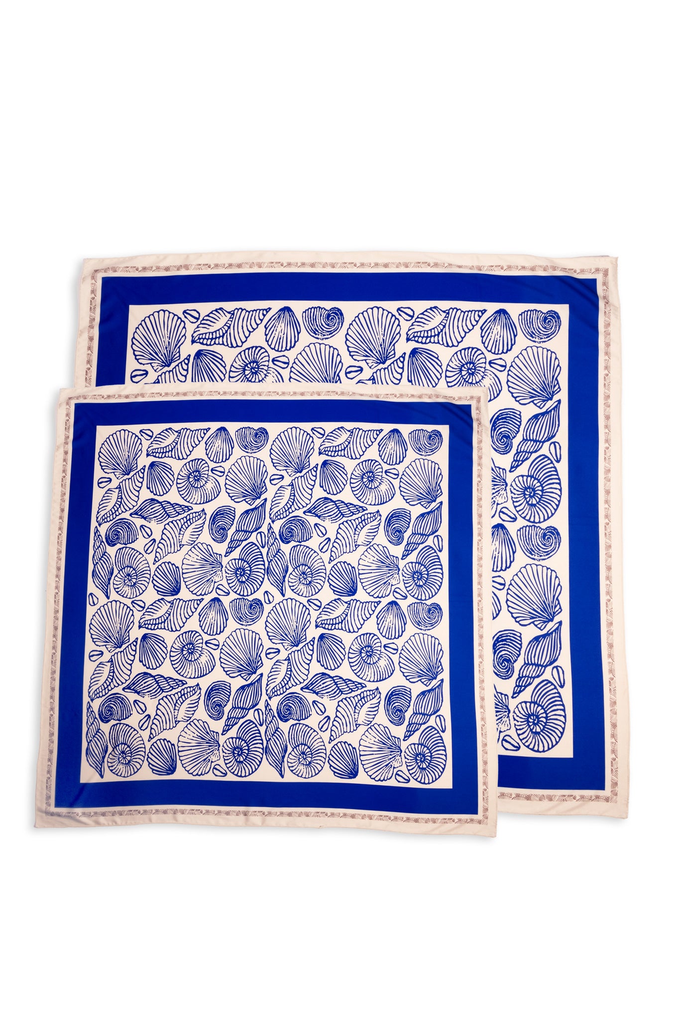 FOULARD 90x90 Deep Sea - Sand Shop
