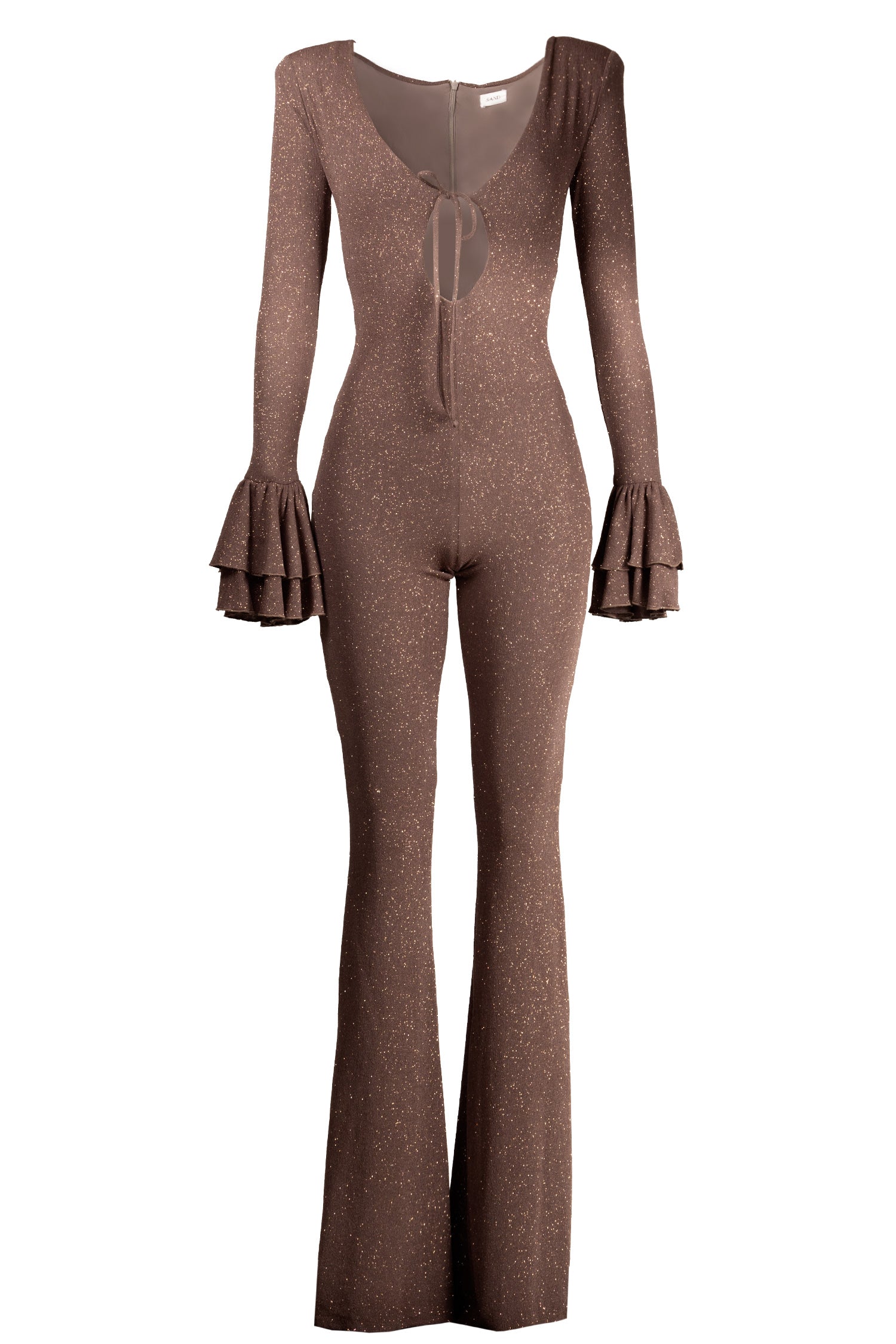 Tuta ANDRA Glitter Taupe