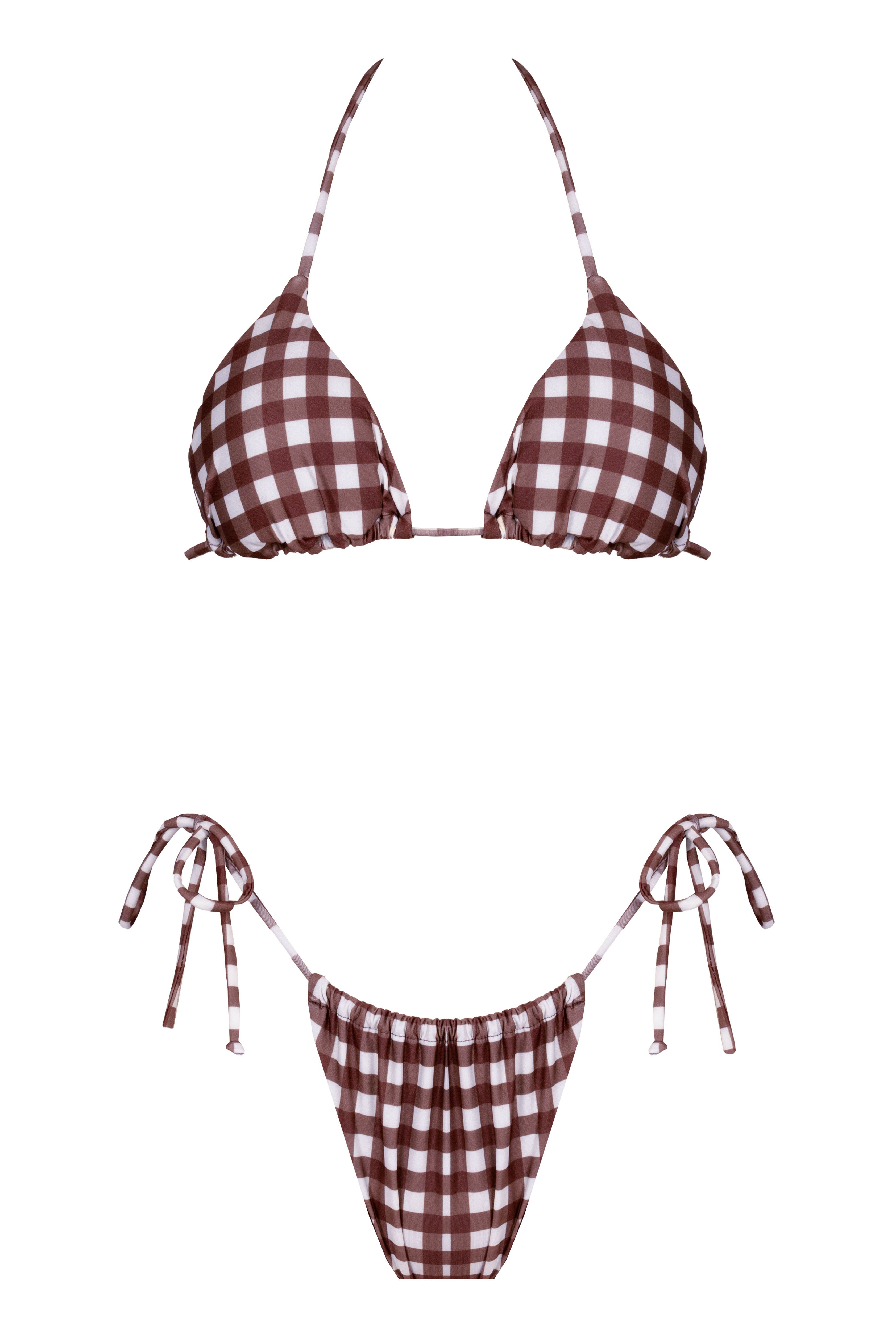 BRASILIANA ERIKA Brown Vichy