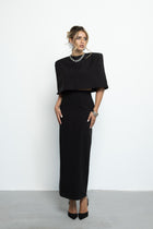 VIVIANA Black long skirt