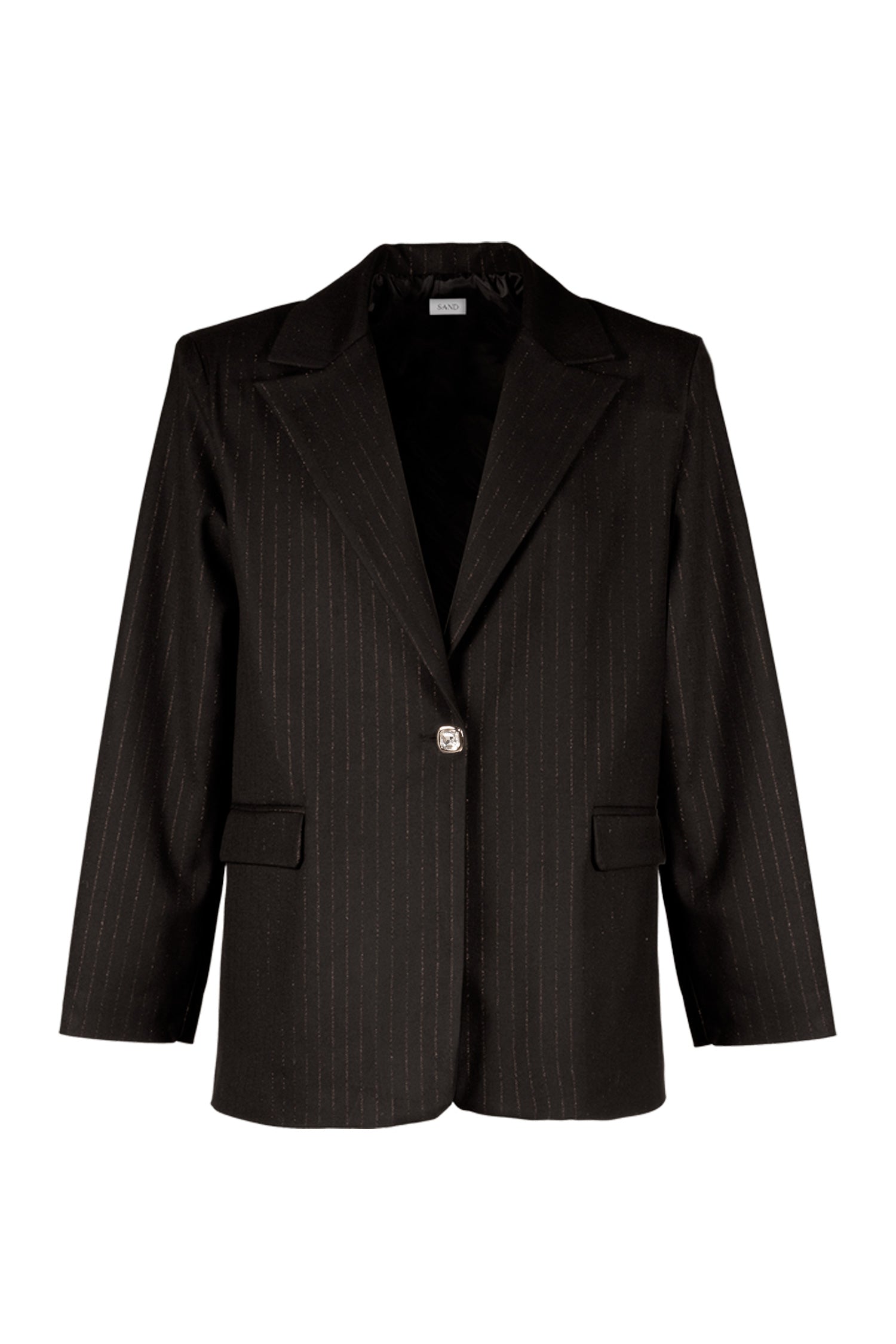 Blazer ANNIE Gessato Glitter Black