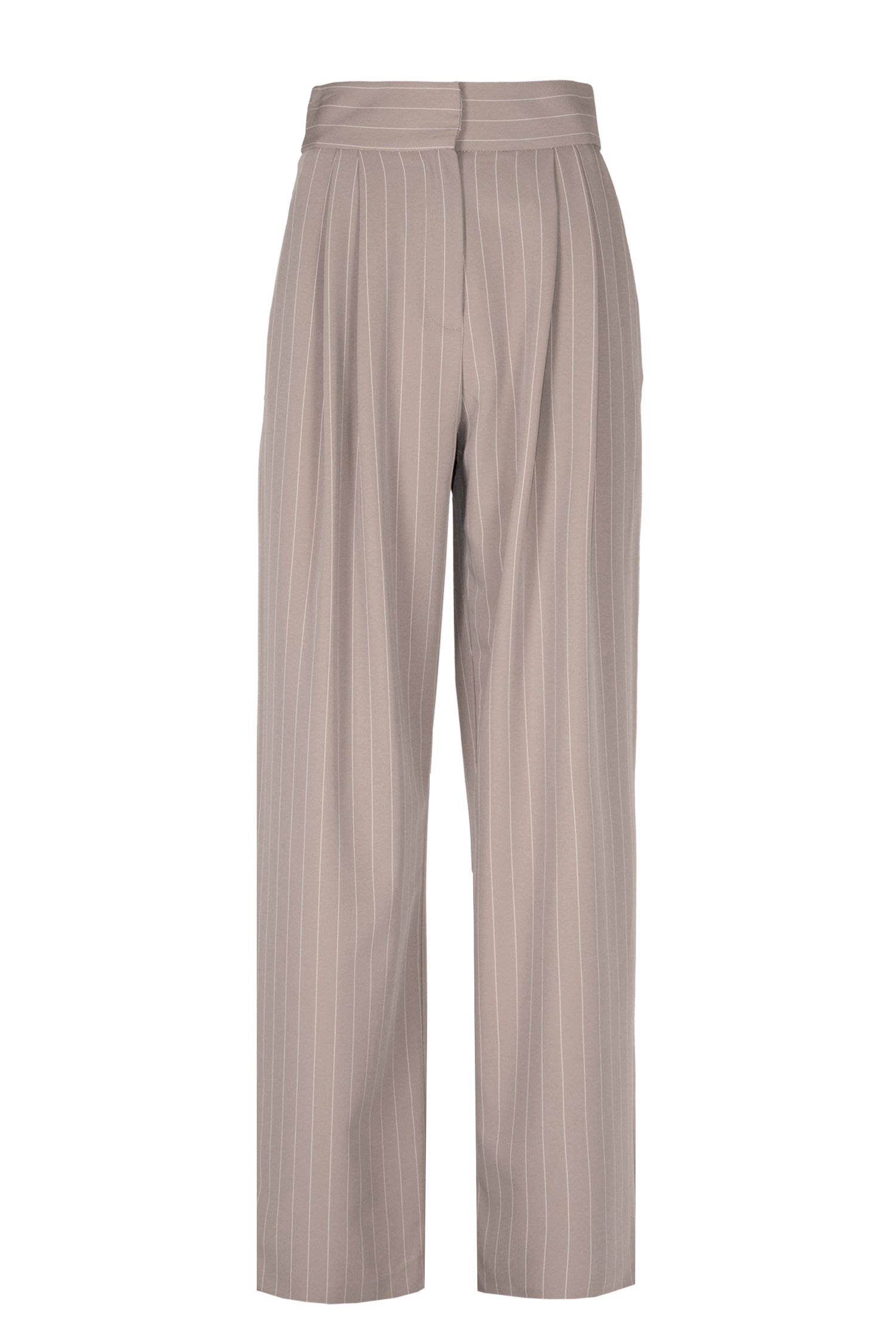 Pant LEONTINE Taupe Gessato