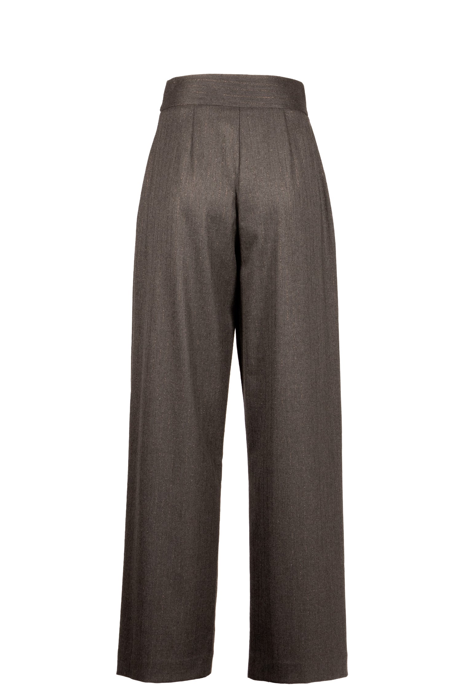 Pant TERESA Gessato Glitter Grey